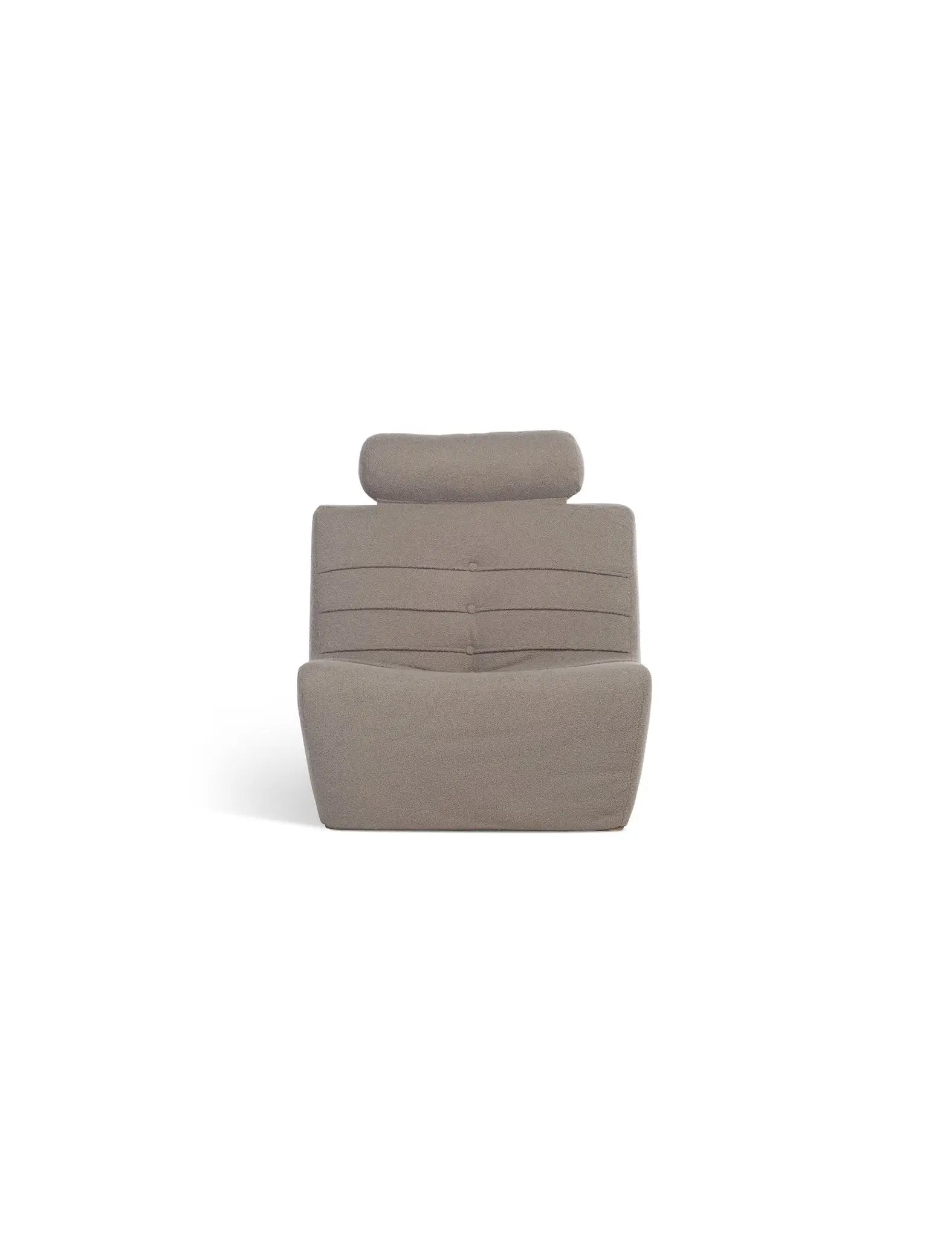 Arlo Shadow Grey UK Boucle Lounge Chair