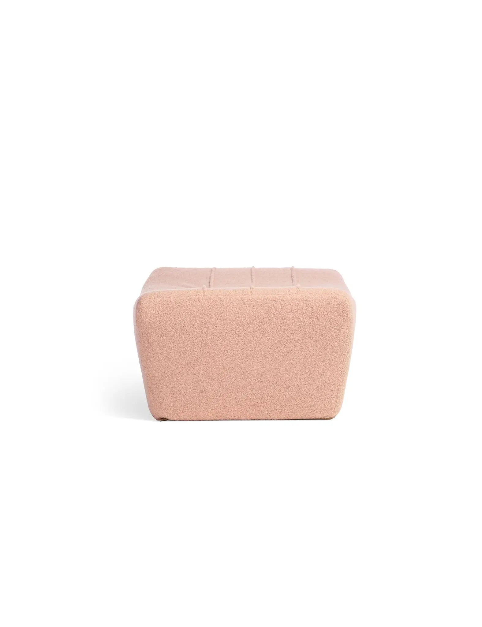 Image of Arlo Pink Boucle Footstool