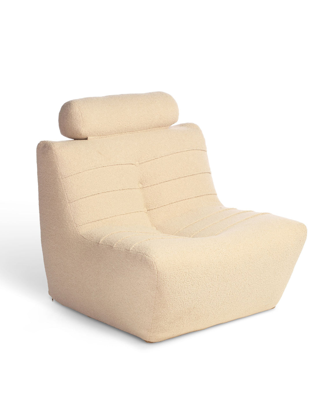Arlo Latte Boucle Cuddle Chair by Desser