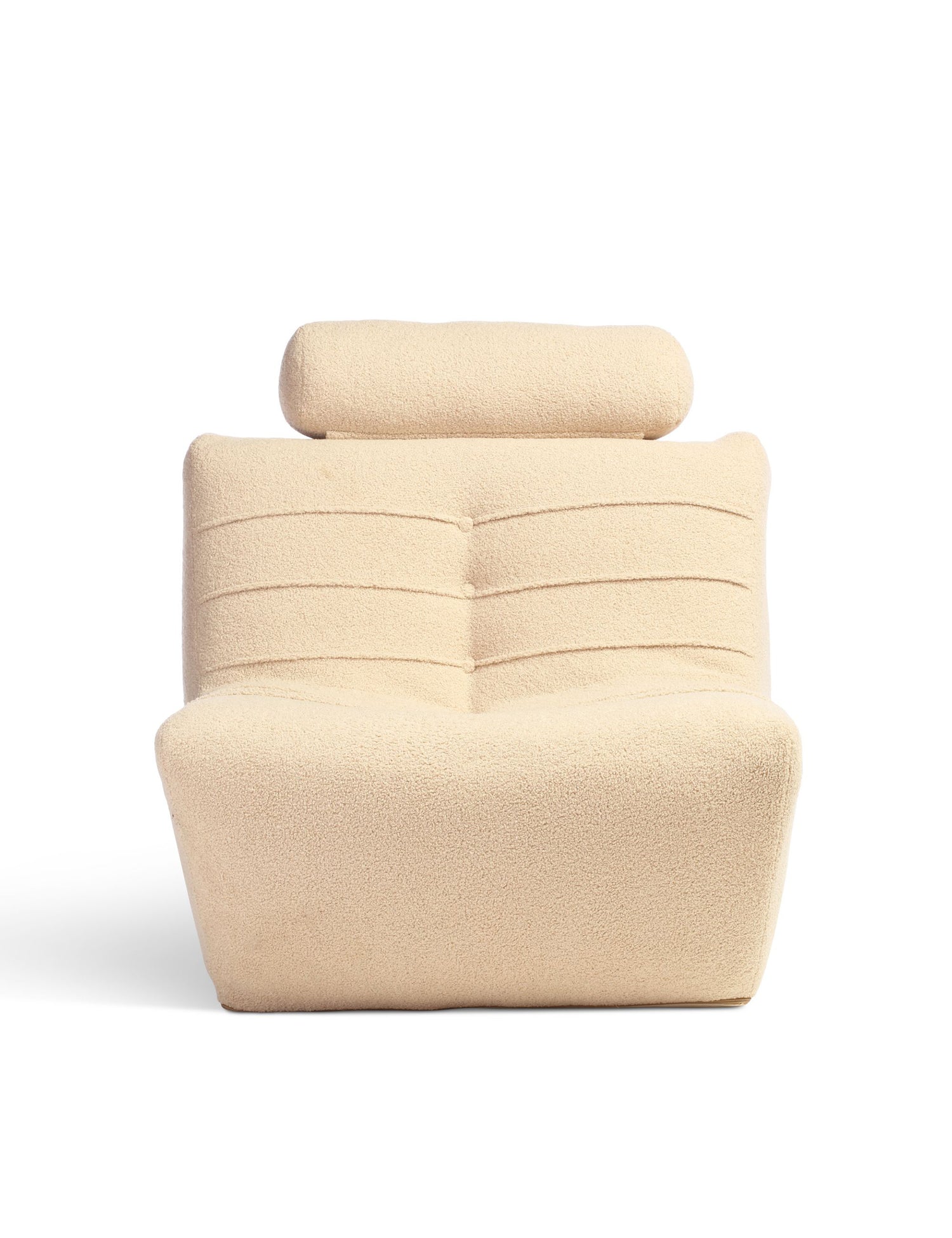 Arlo Latte Boucle Cuddle Chair by Desser