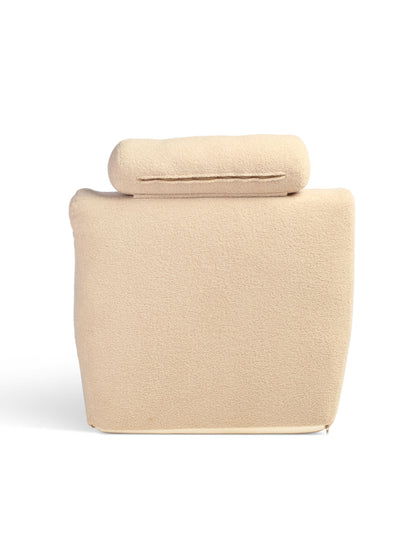 Arlo Latte Boucle Cuddle Chair by Desser