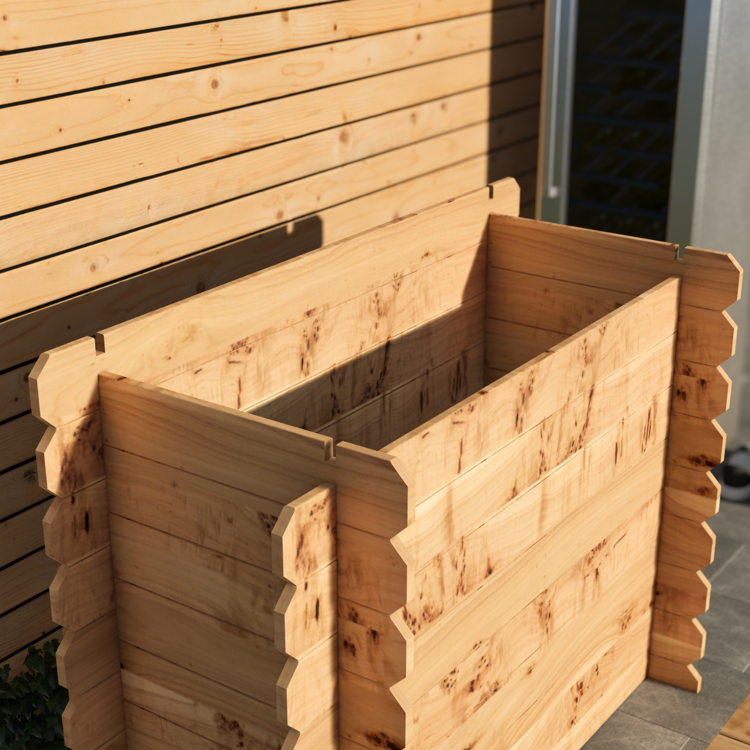 Image of Rustic Wooden Interlock Bar