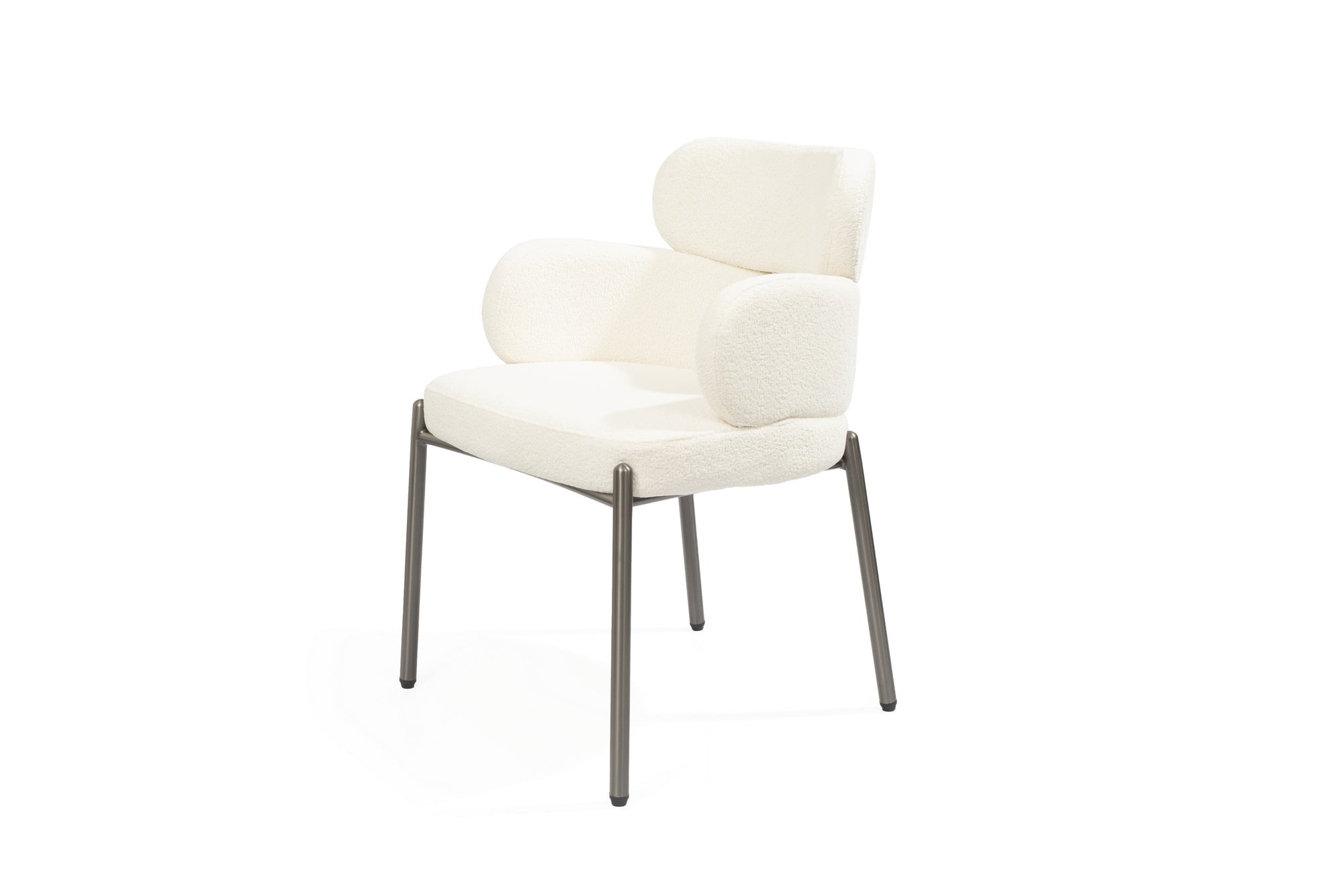 Image of Dream Dining Chair - Embley Bouclé White