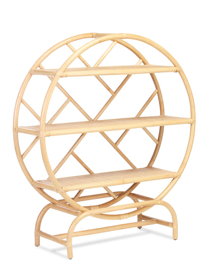 Medium Verona Natural Rattan Etagere