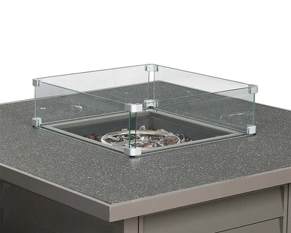 Grey Square Mayfair Firepit Table ONLY