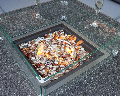 Grey Square Mayfair Firepit Table ONLY