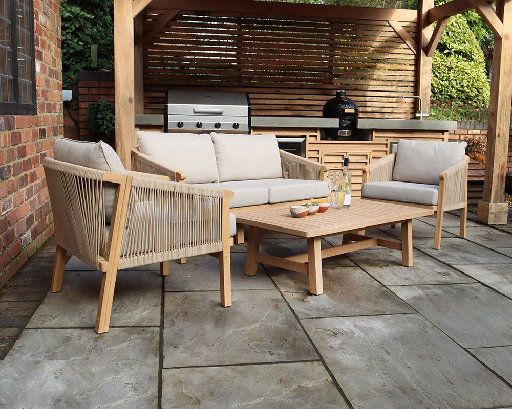 Roma 4 Seater Double Lounge Sofa Set