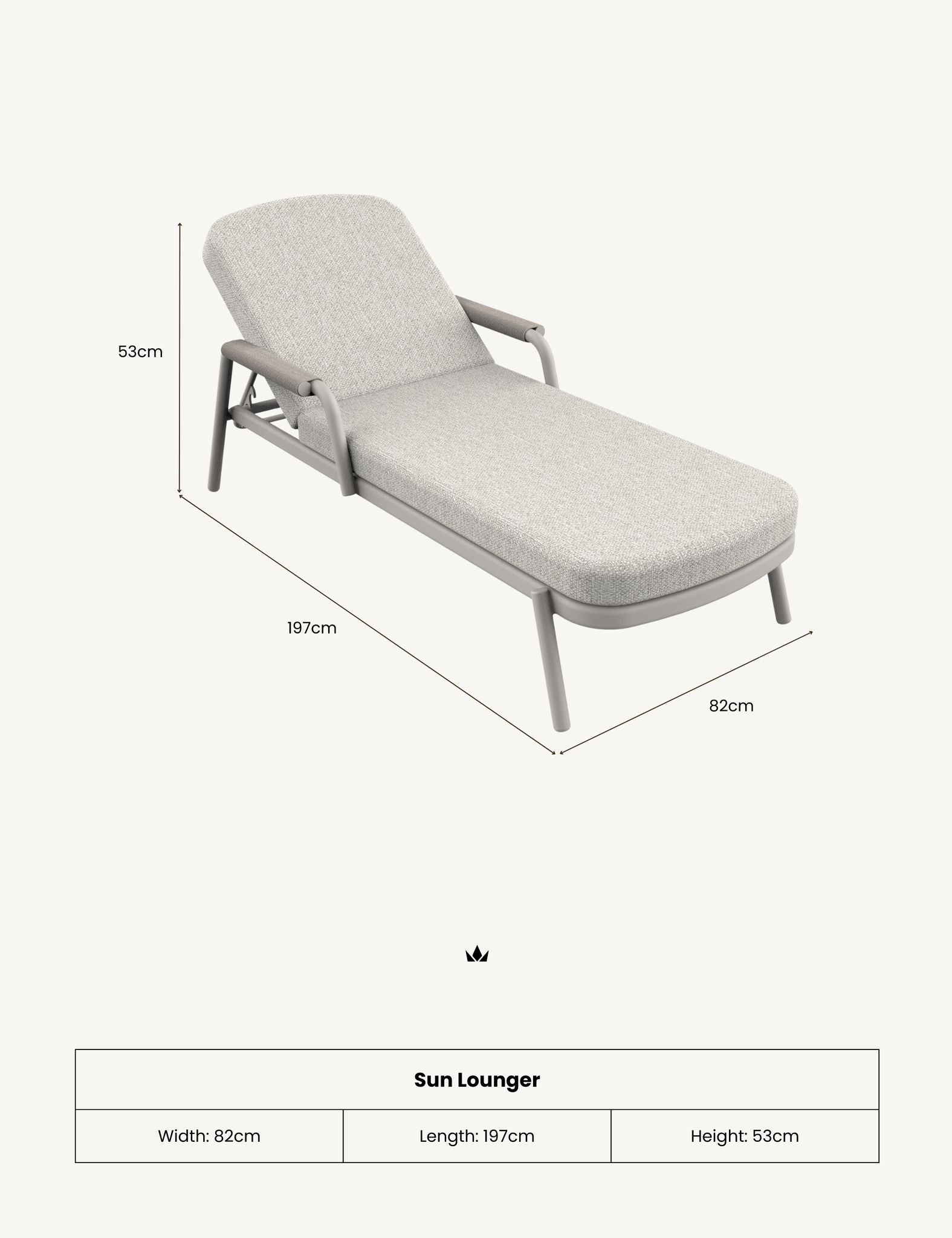 Image of HAZE Cloud Sunlounger Pack of 2