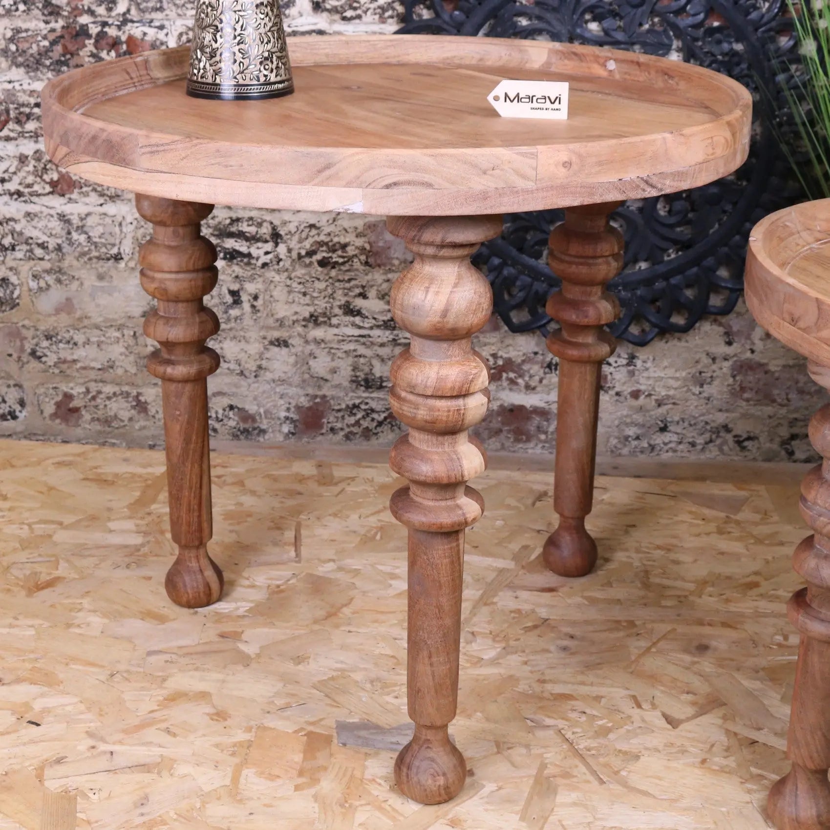 Image of Sena Antique Design Side Table Set of 2