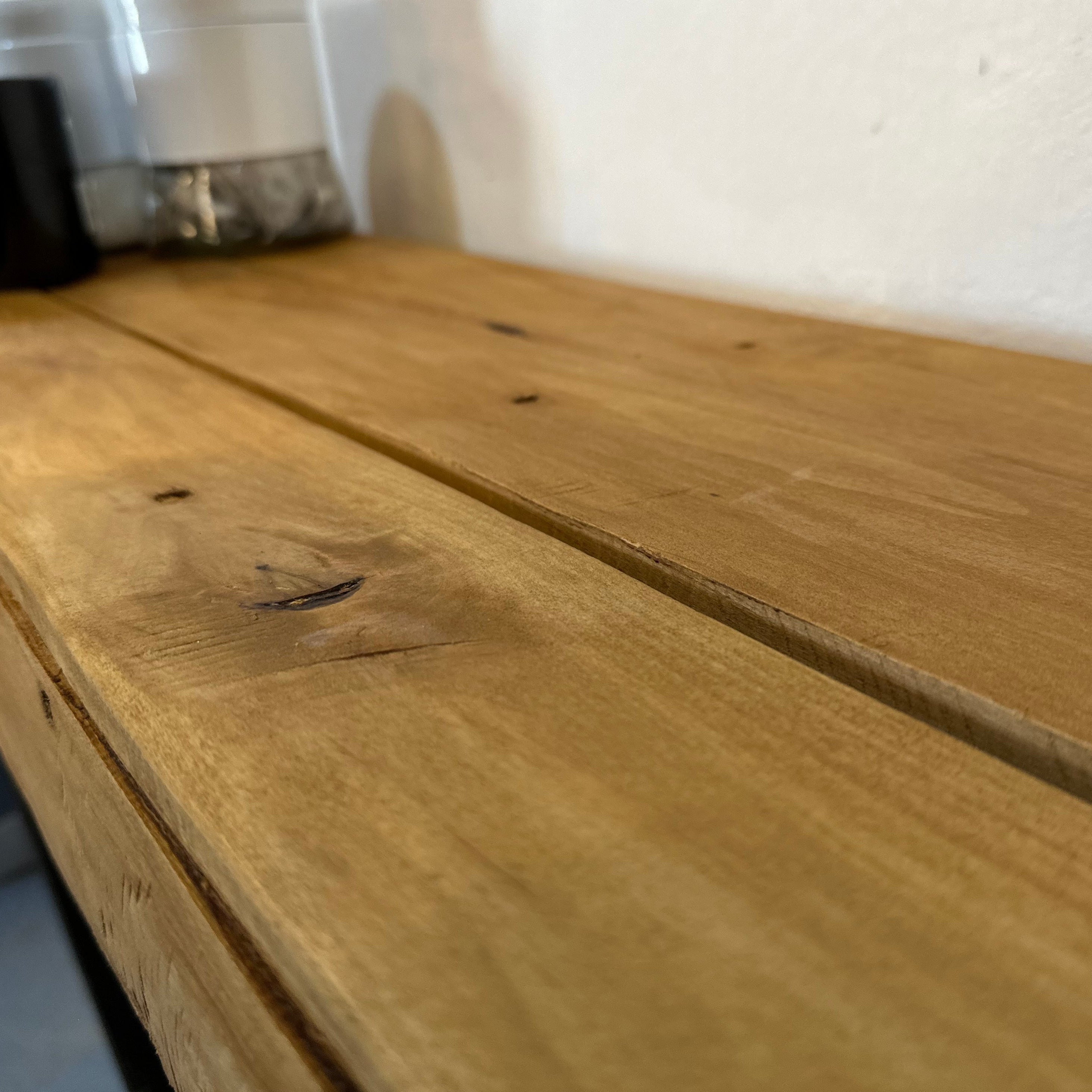 Image of Rustic Wooden Console Table, Breakfast Bar - Custom Size