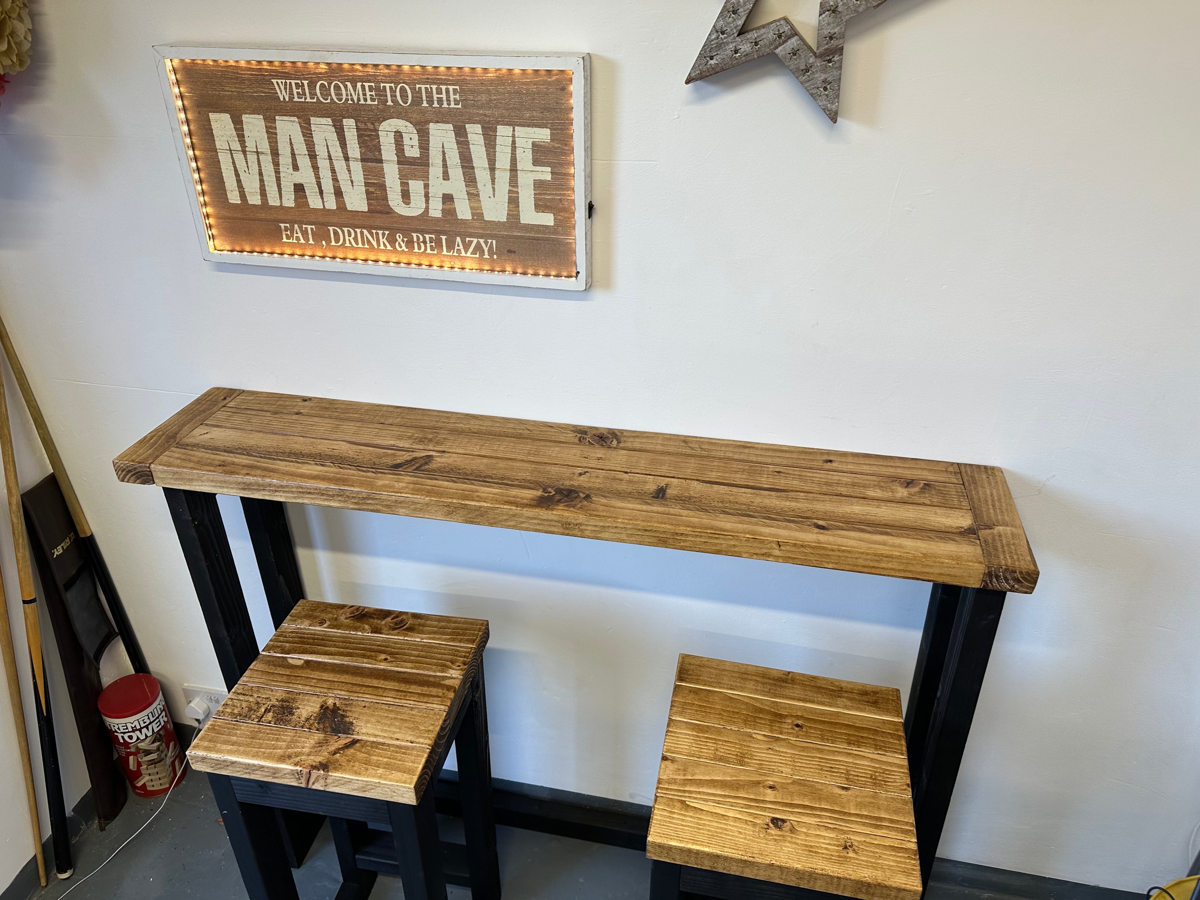Image of Industrial Style Console Table, Breakfast Bar