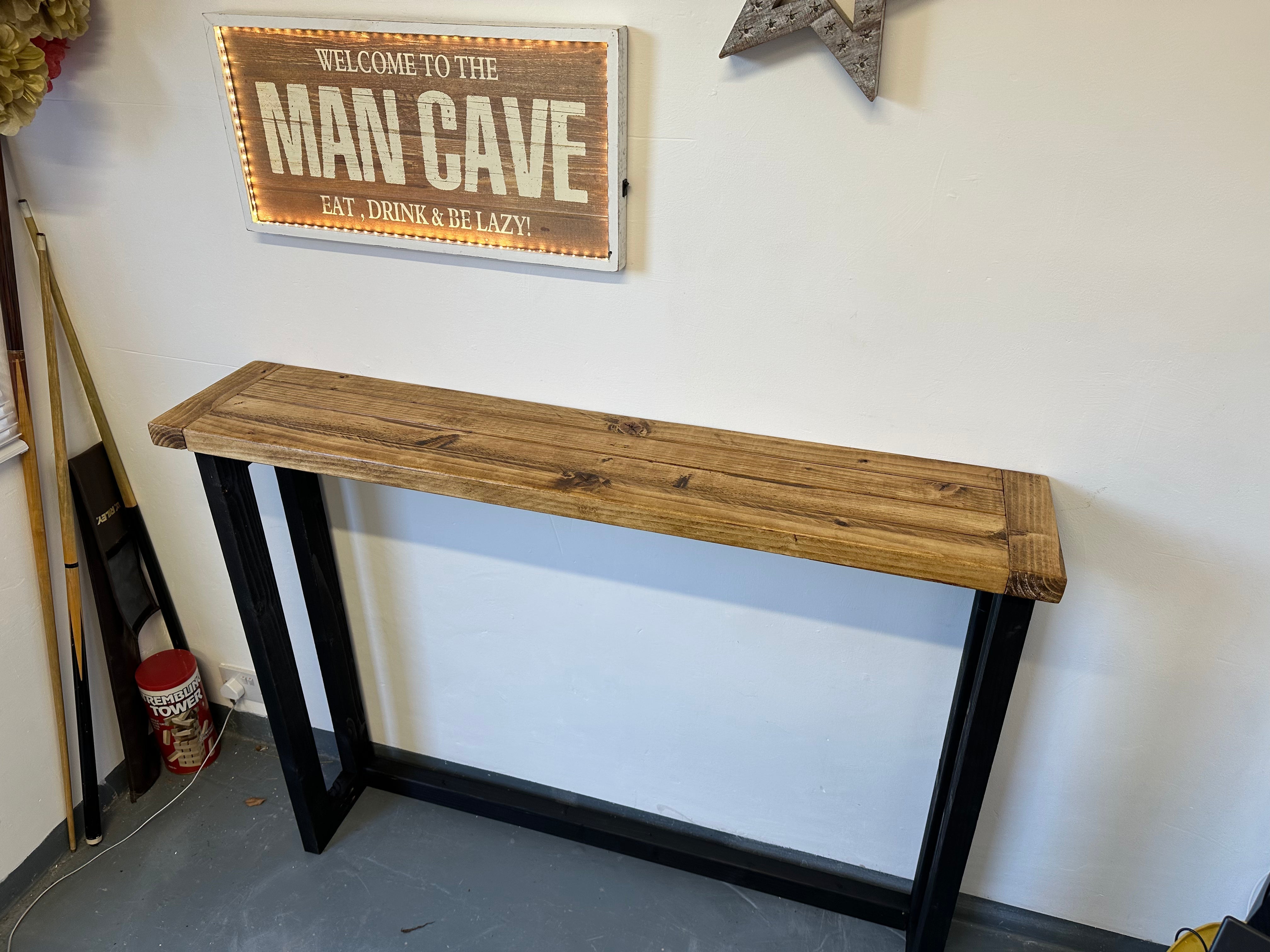 Image of Industrial Style Console Table, Breakfast Bar