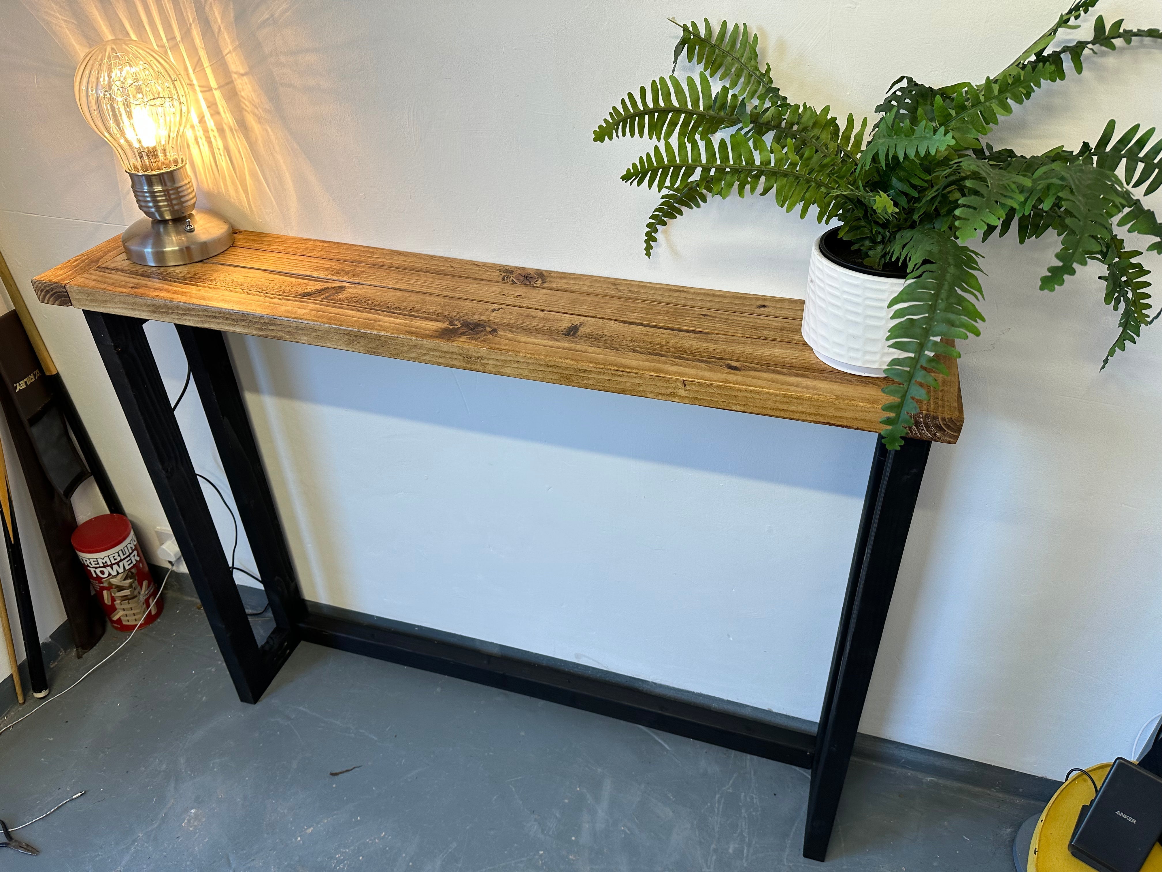 Image of Industrial Style Console Table, Breakfast Bar