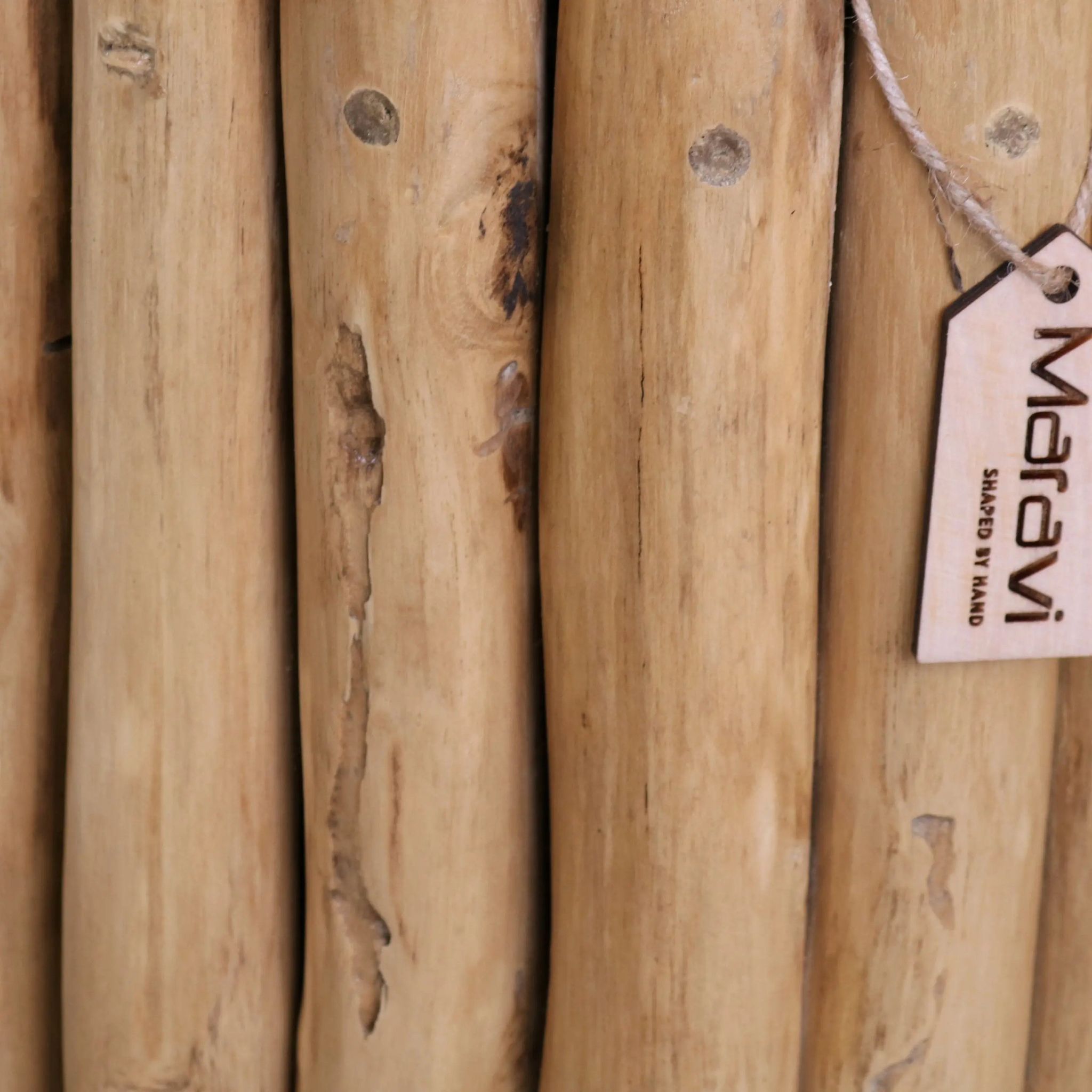Image of Kini Natural Log Side Table