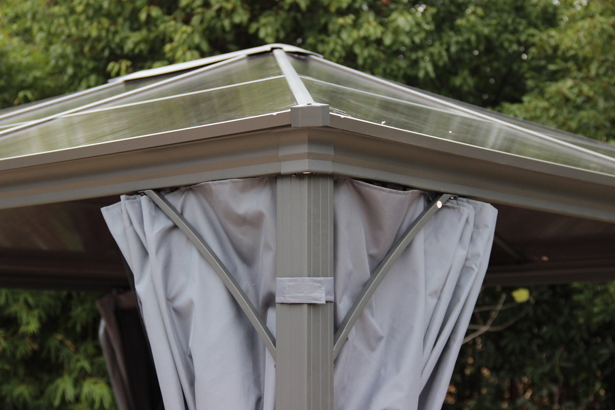 Lugano Premium Polycarbonate Gazebo - 3M x 3.6M