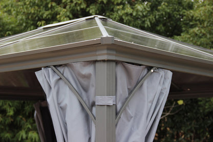 Lugano Premium Polycarbonate Gazebo - 3M x 3.6M