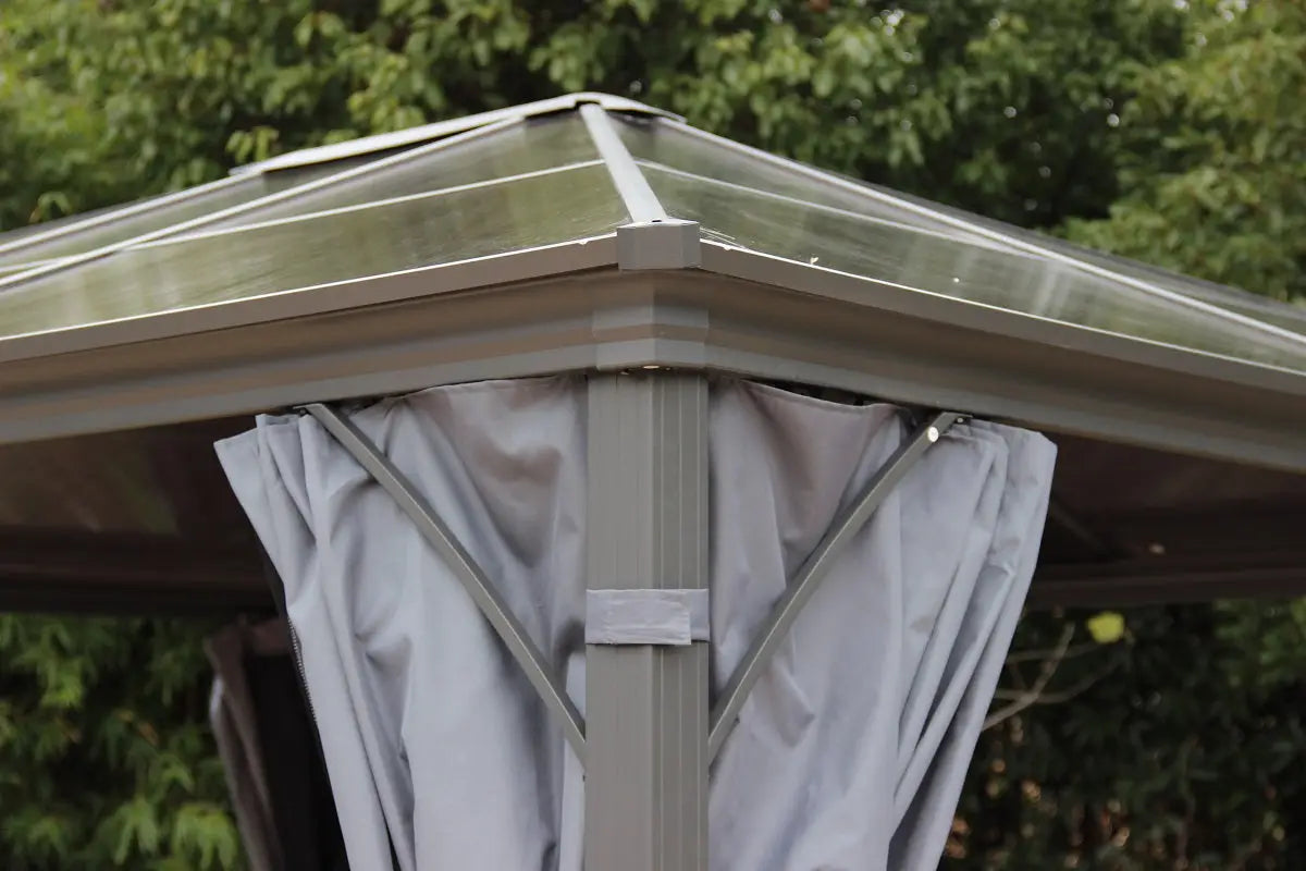 Image of Lugano Premium Polycarbonate Gazebo - 3M x 3.6M