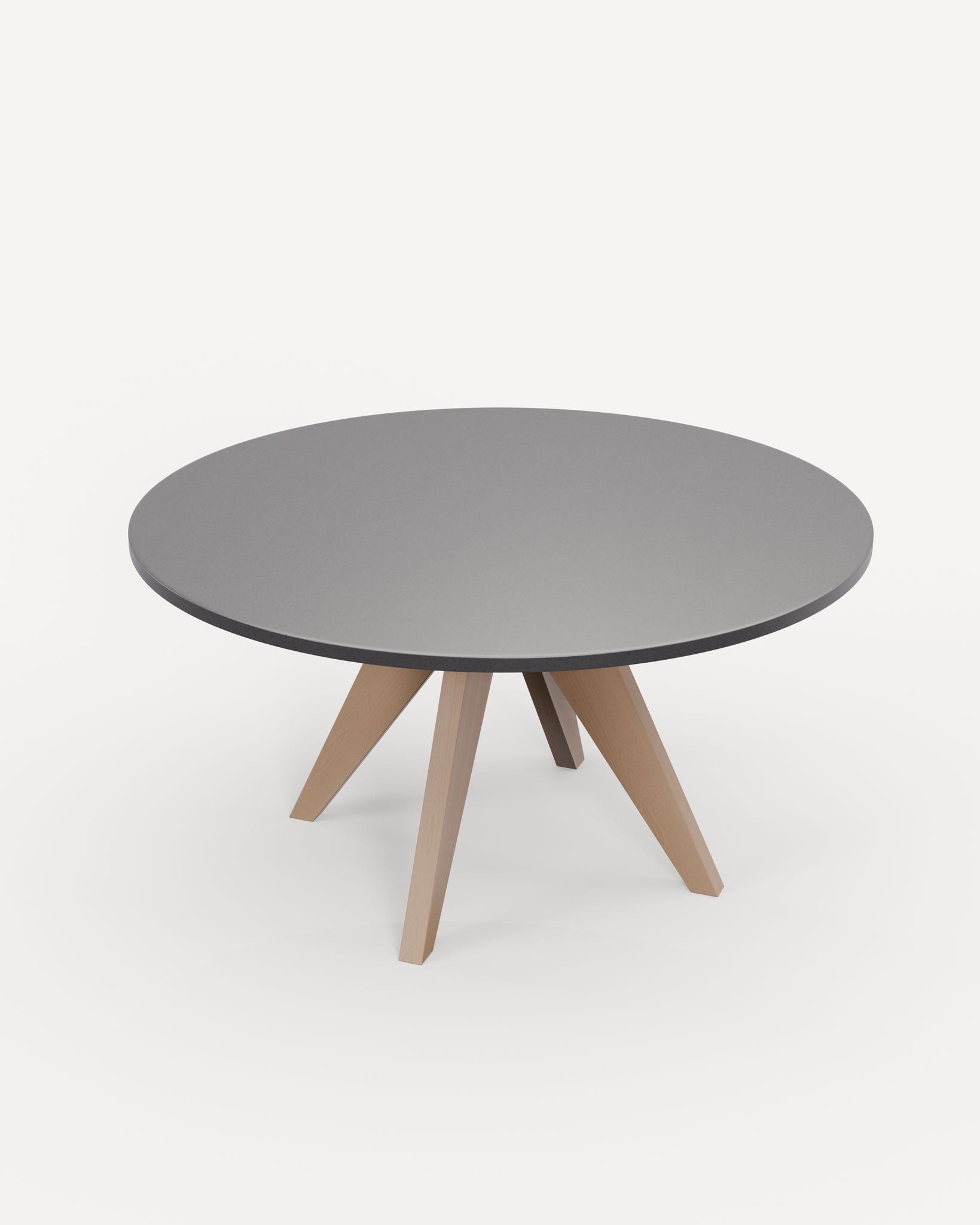 Luna 6 Seater Concrete Dining Set with Roma Dining Chairs