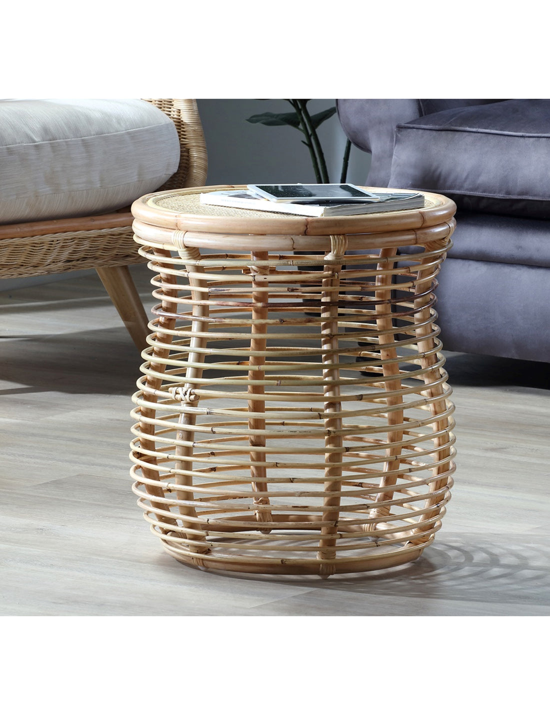 Natural Seville Lamp Table 56.5cm