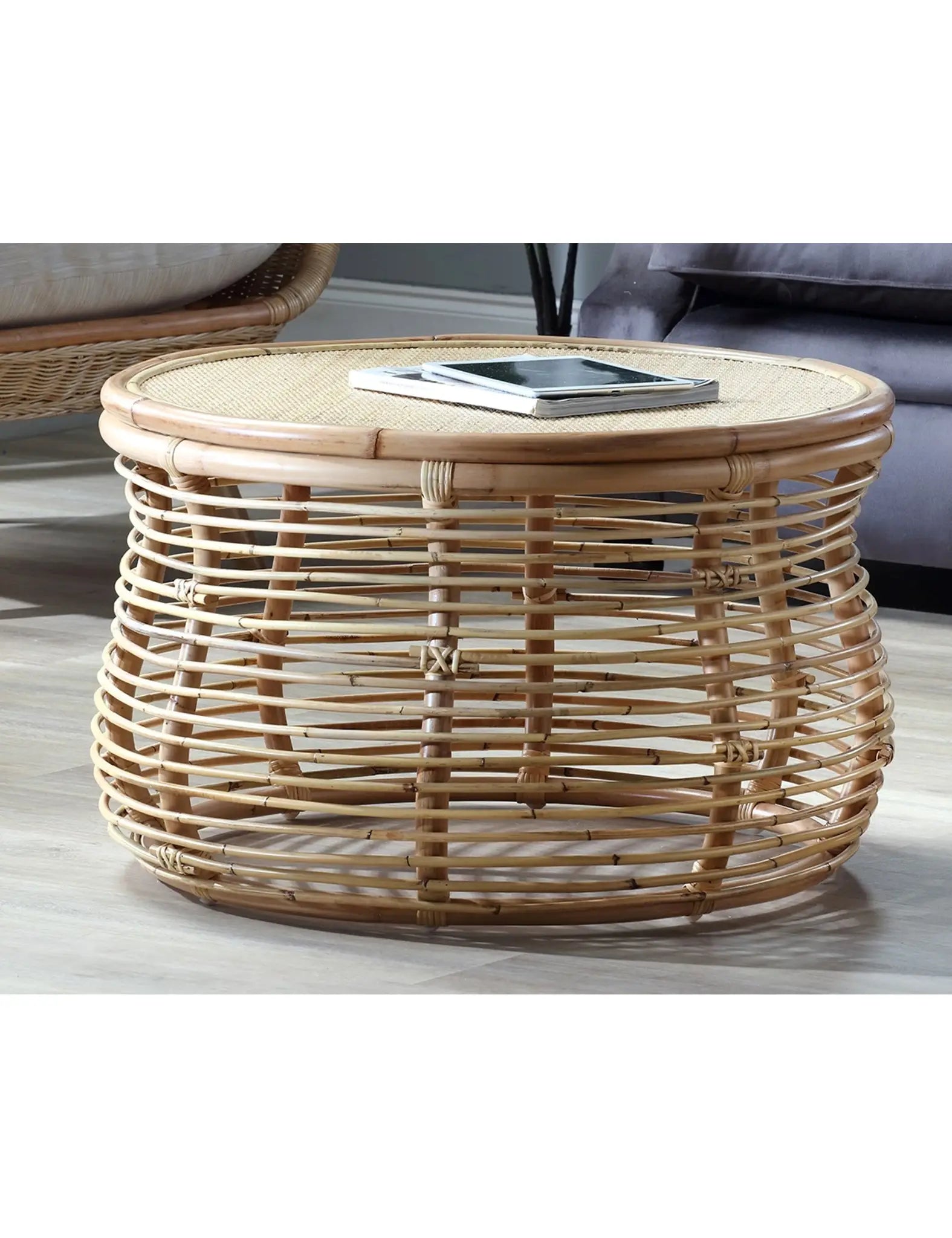 Natural Seville Rattan Coffee Table