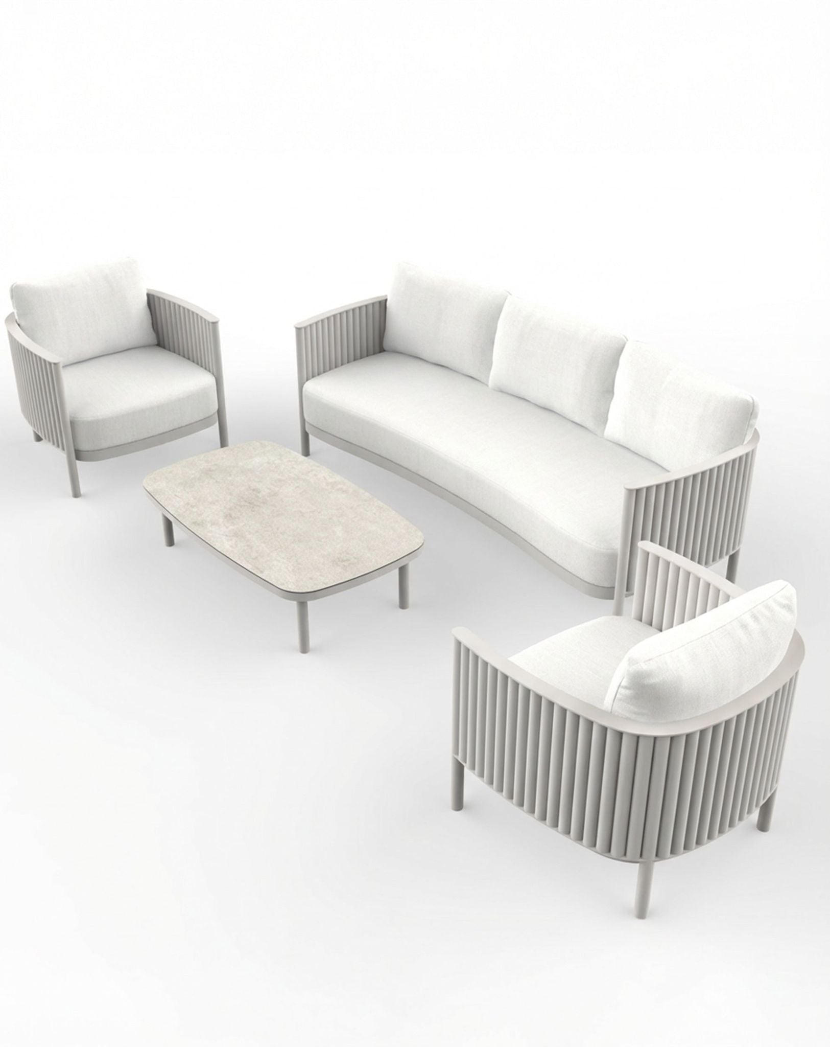Image of MALI 5-Seater Lounging Set with Coffee Table