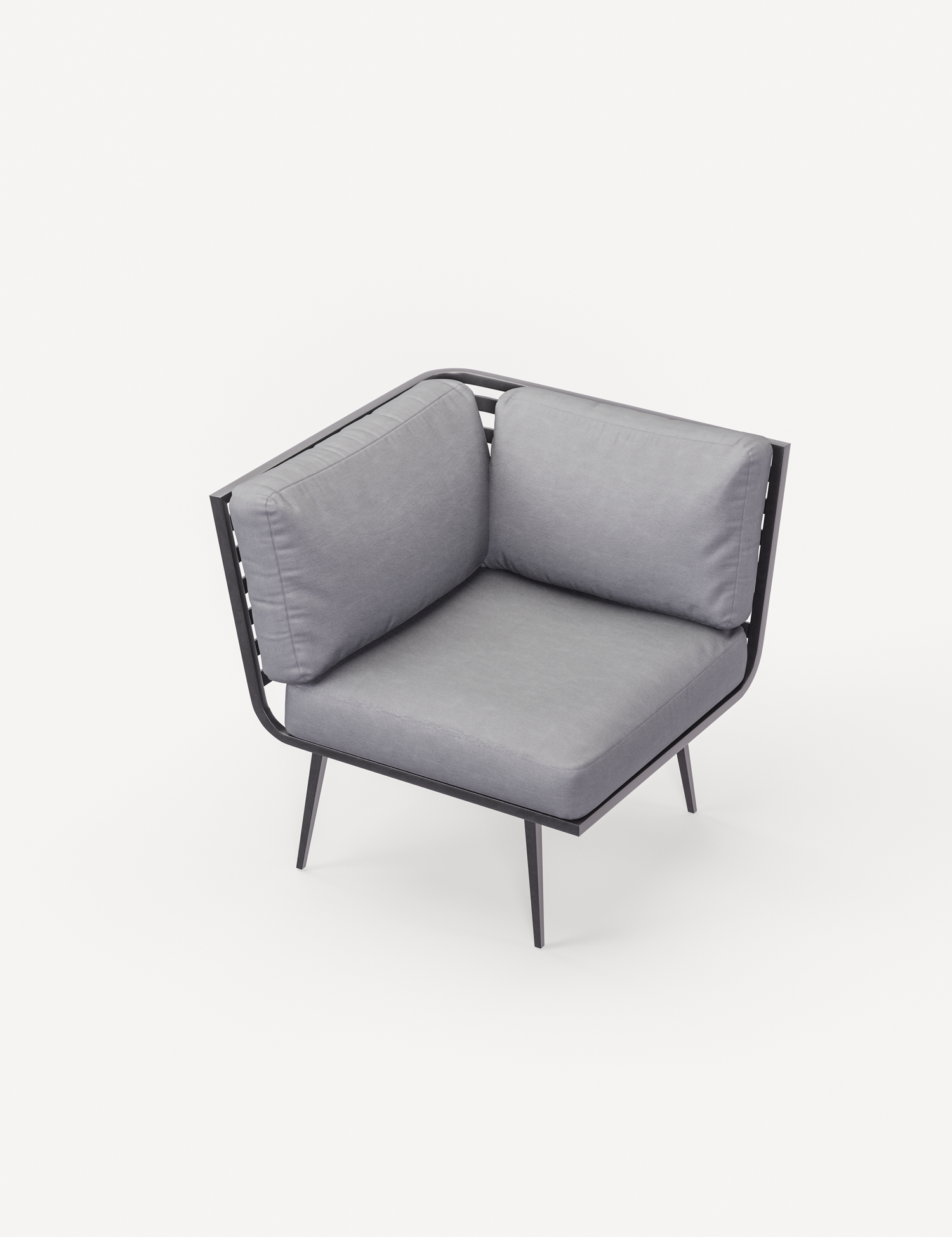 Mayfair Corner Lounging Set with Fire Pit Table and 1 Bench