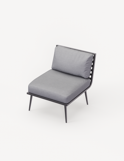 Mayfair Corner Lounging Set with Fire Pit Table and 1 Bench