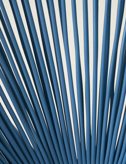 Monaco 2 Seater Egg Chair Bistro Set - Light Blue