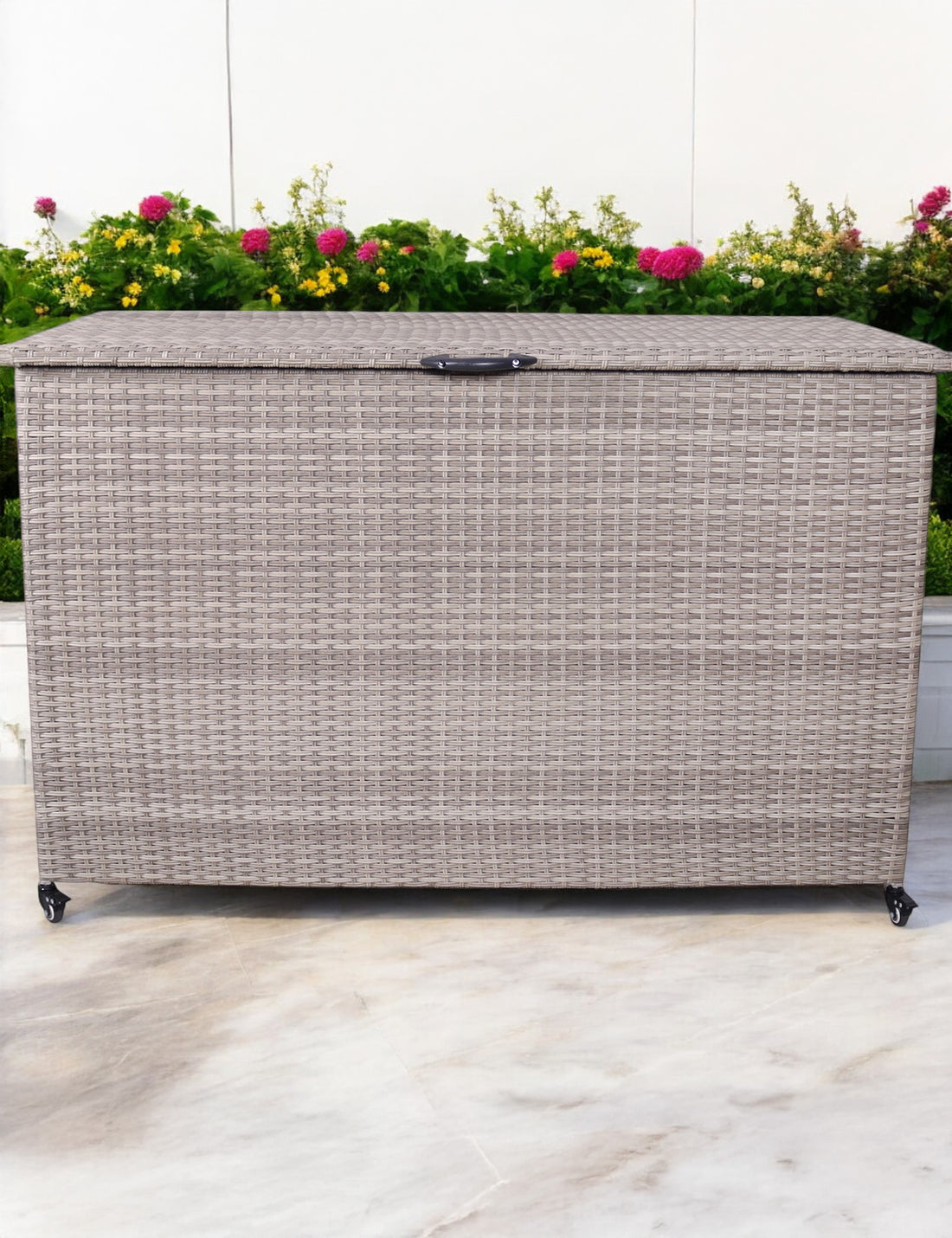 Natural Weave 510l KD Cushion Storage Box