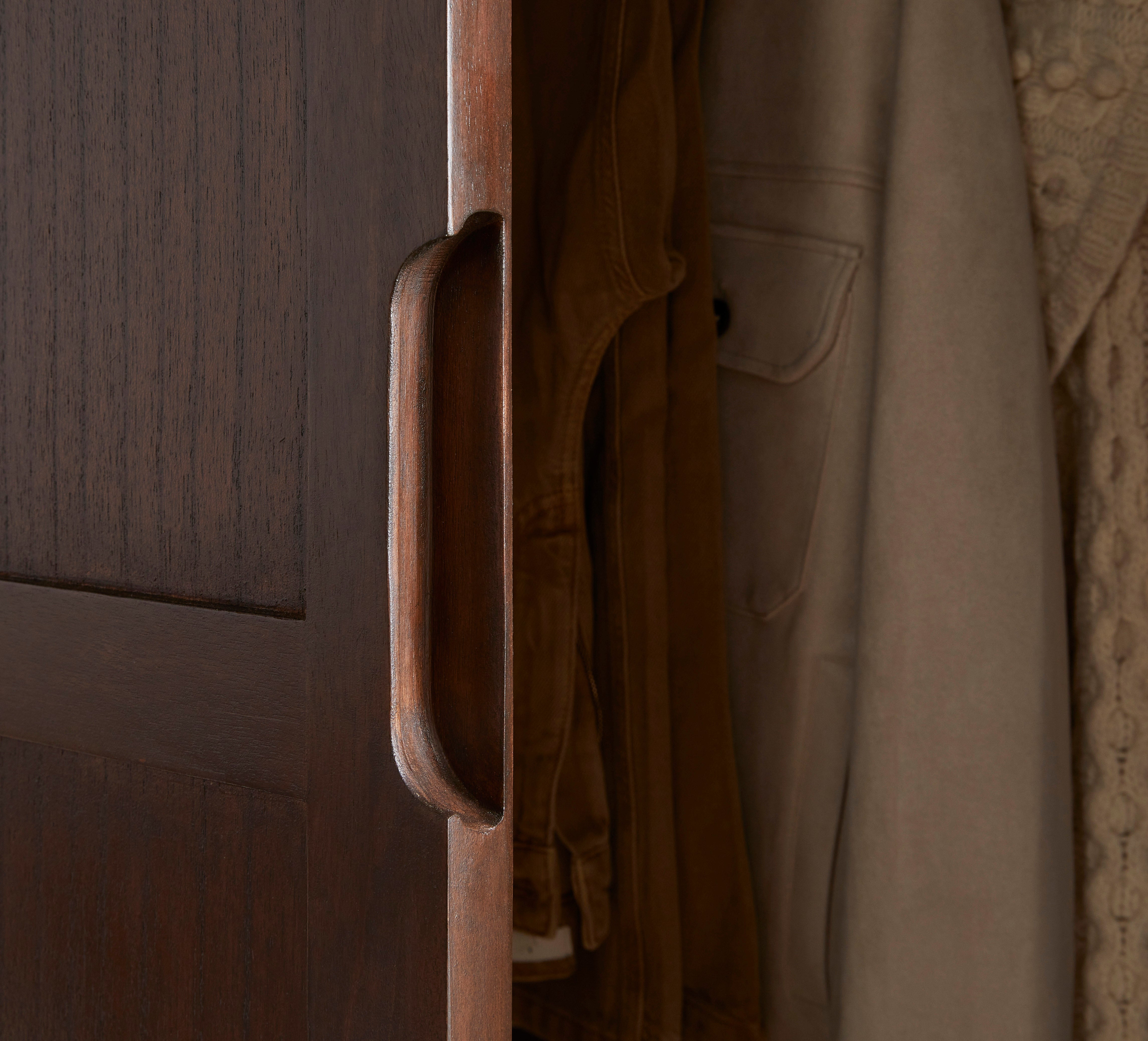 Image of Norway Dark Walnut Wardrobe