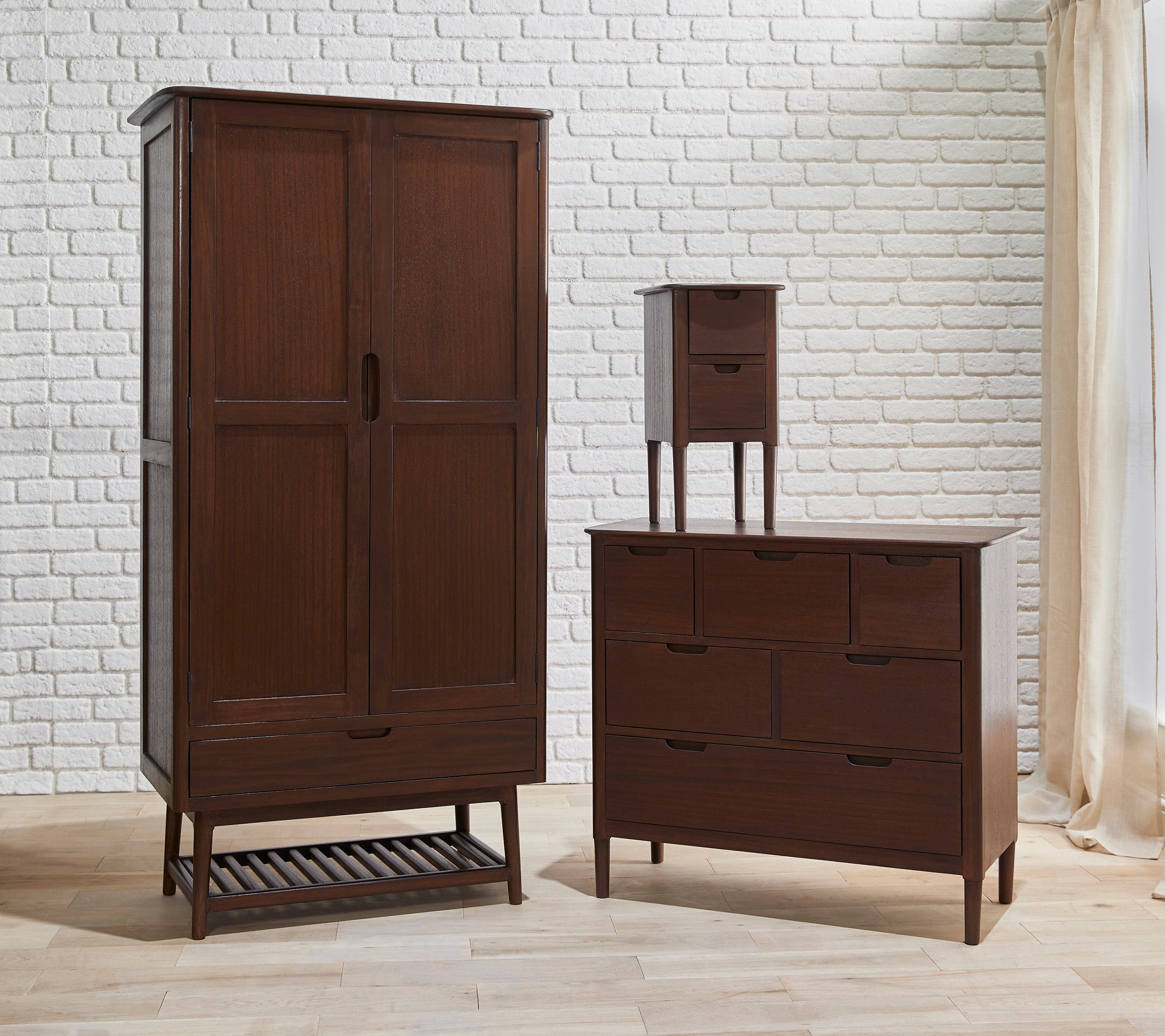 Image of Norway Dark Walnut Wardrobe
