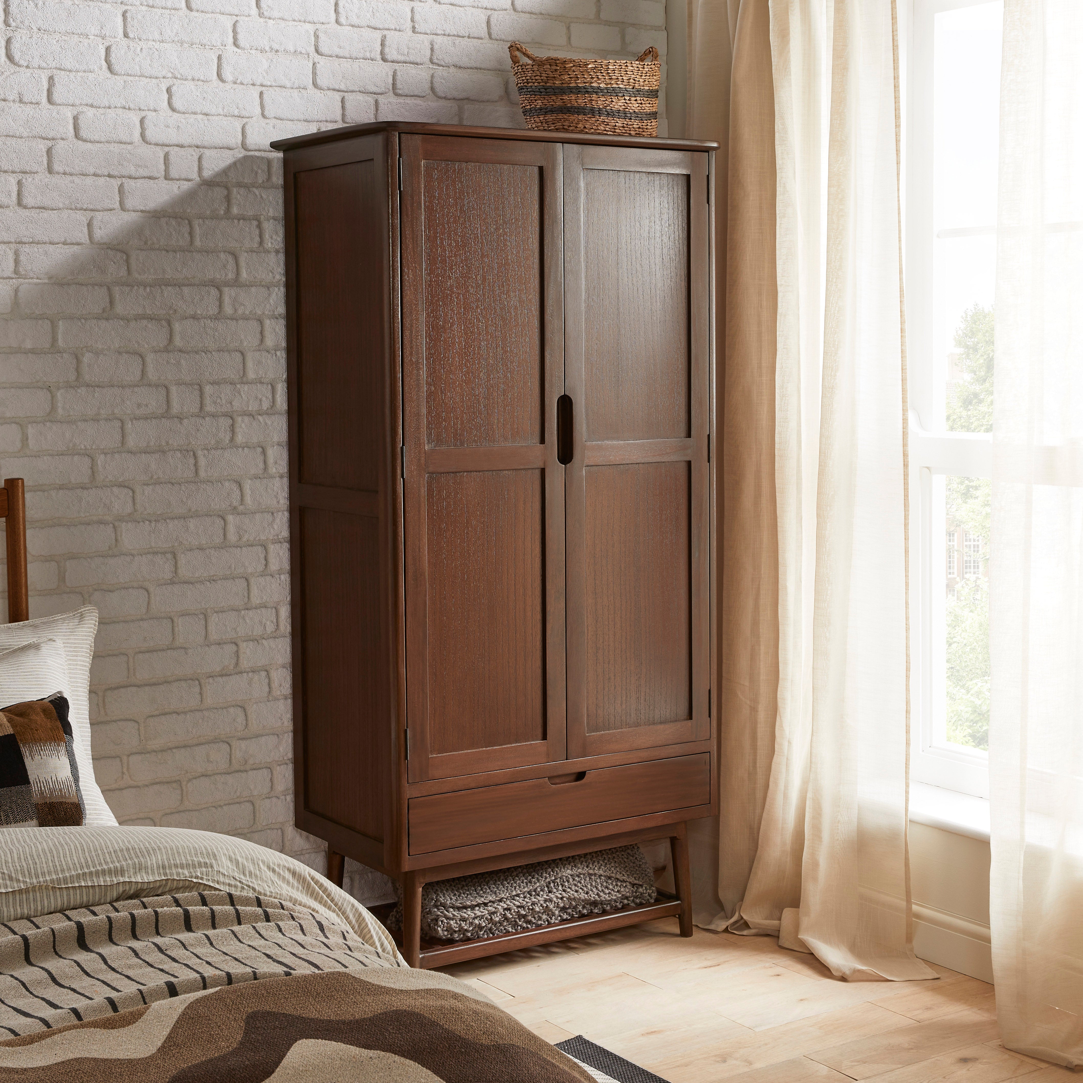 Image of Norway Dark Walnut Wardrobe
