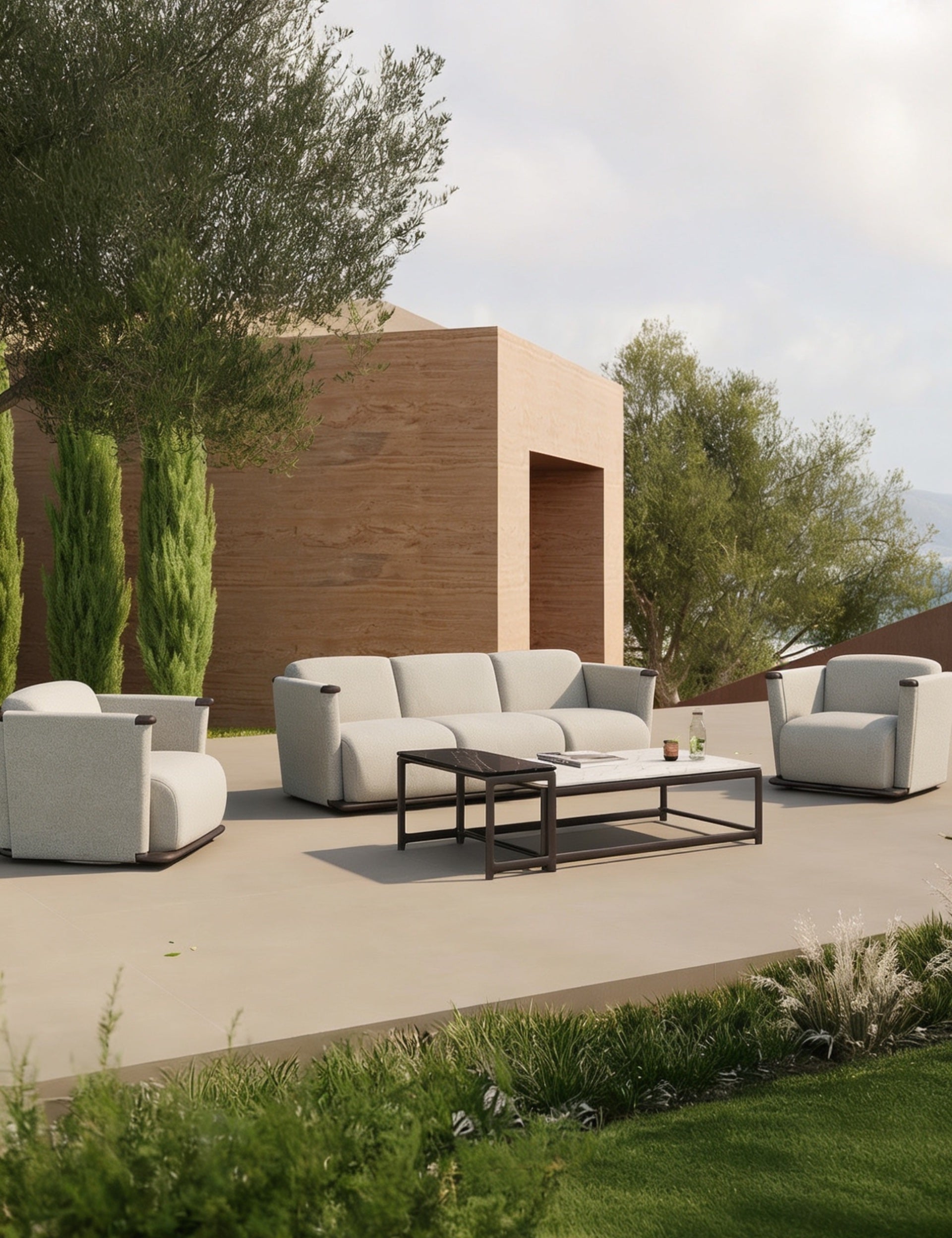 Image of ORYN 5-Seater Lounging Set with Coffee & Side Table