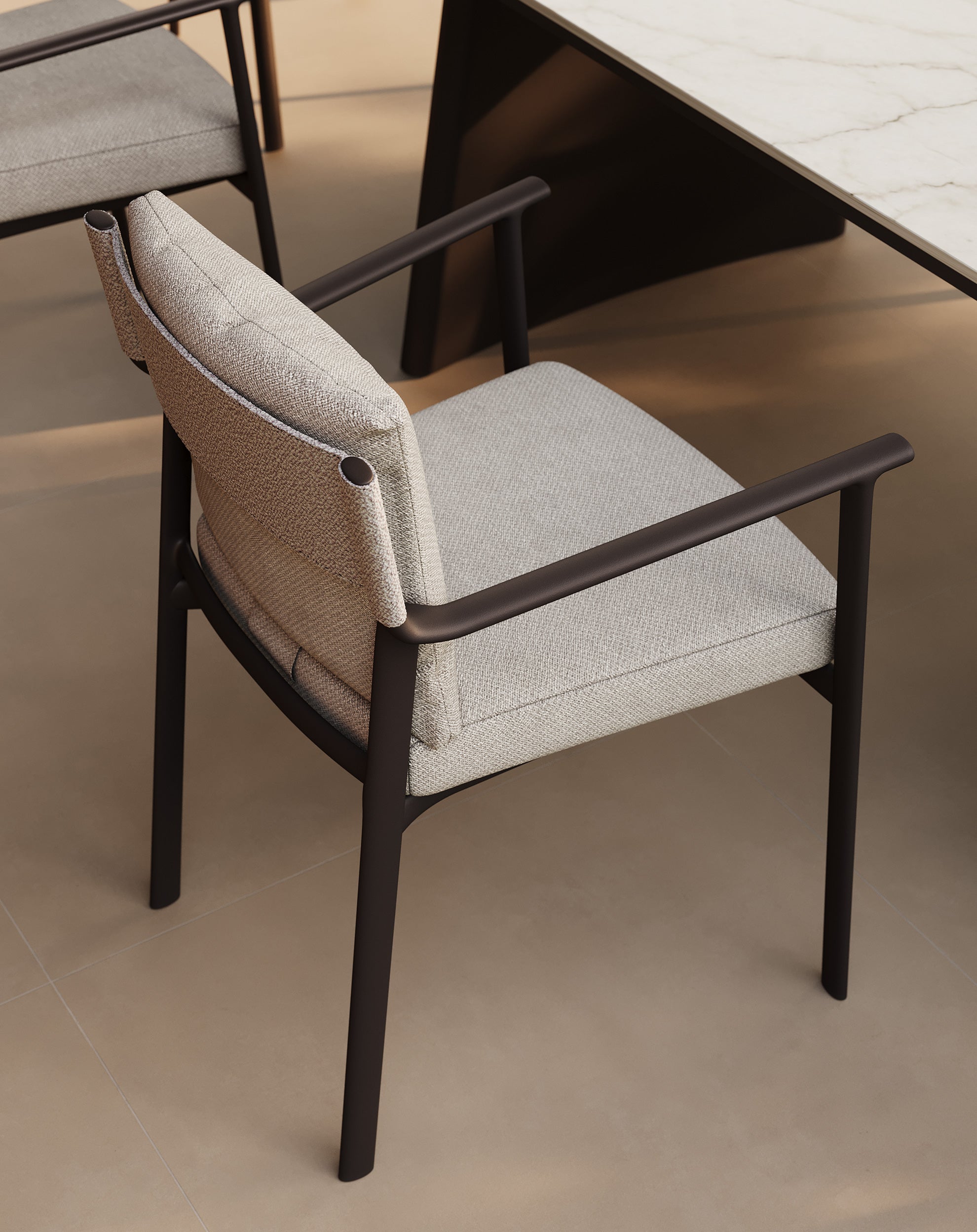 Image of ORYN 6-Seater Dining Table and Chairs