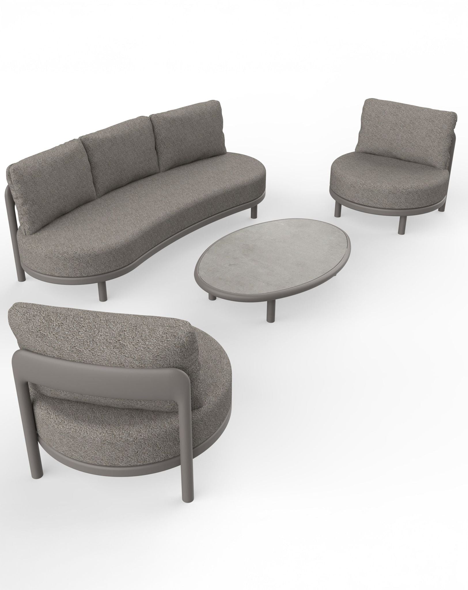 Image of OSLO 5 Seater Lounging Set with Coffee Table