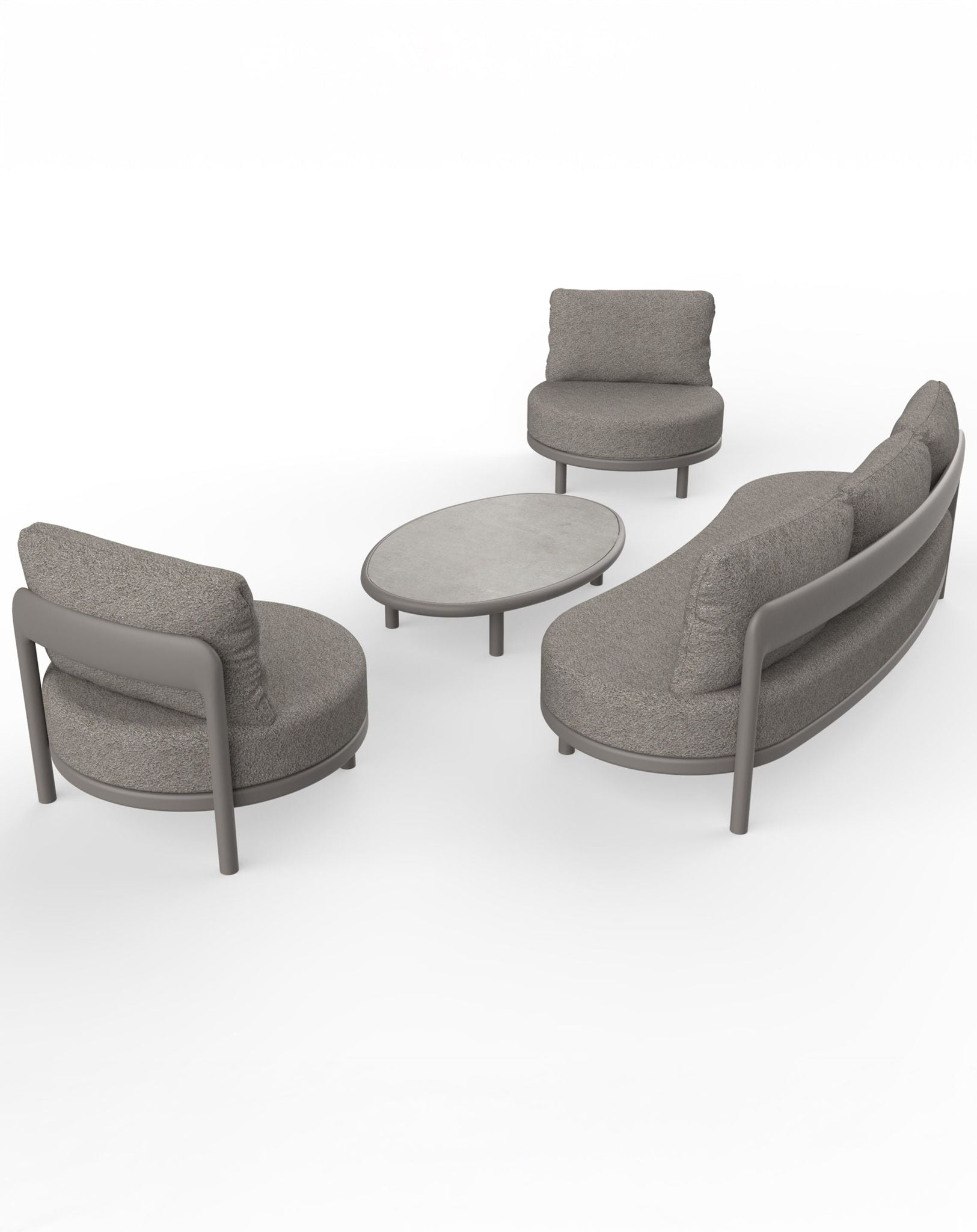 Image of OSLO 5 Seater Lounging Set with Coffee Table