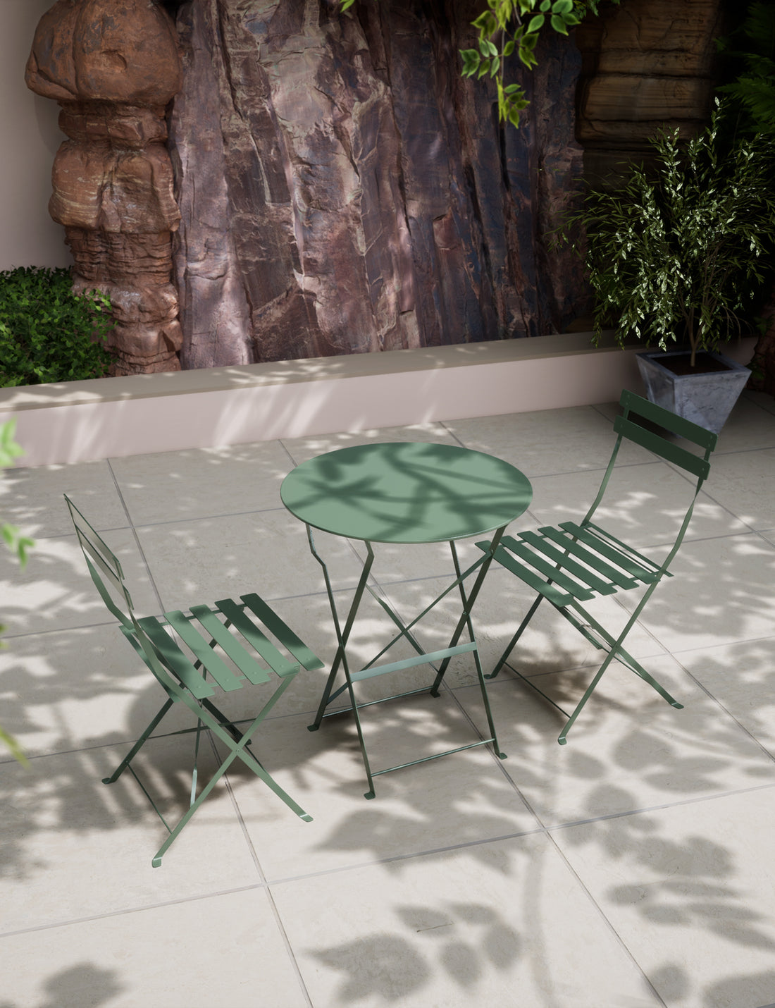 PADSTOW Folding Bistro Set Olive