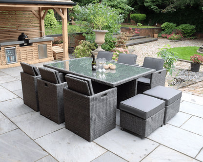 Paris 10 Seater Cube Dining Set