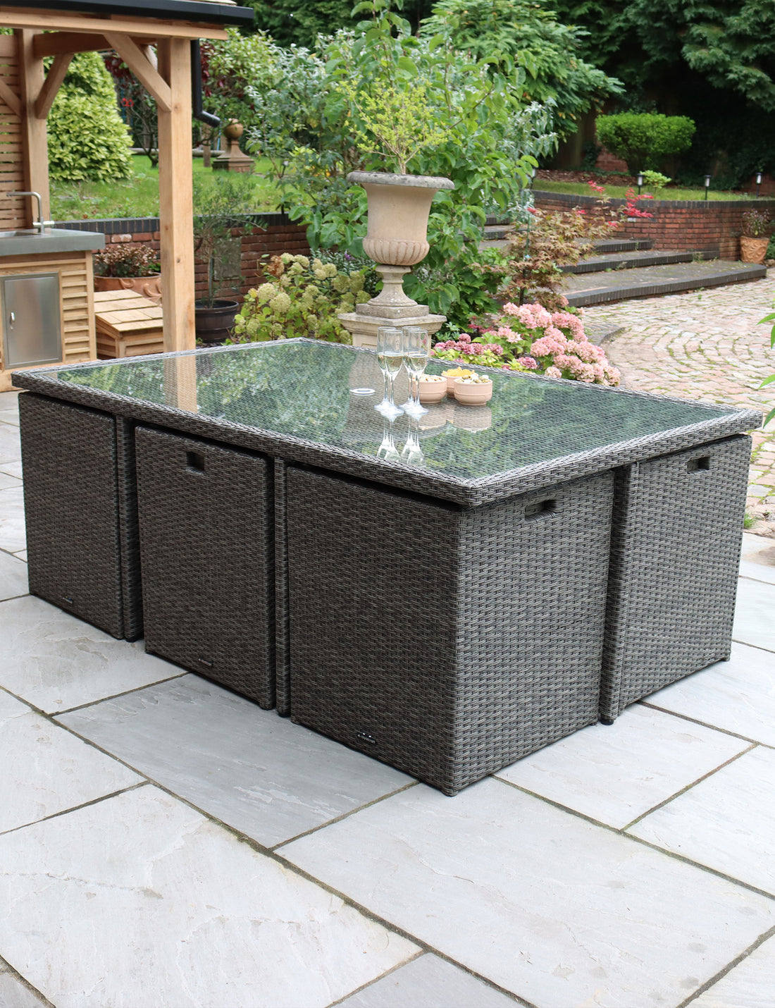 Paris 10 Seater Cube Dining Set