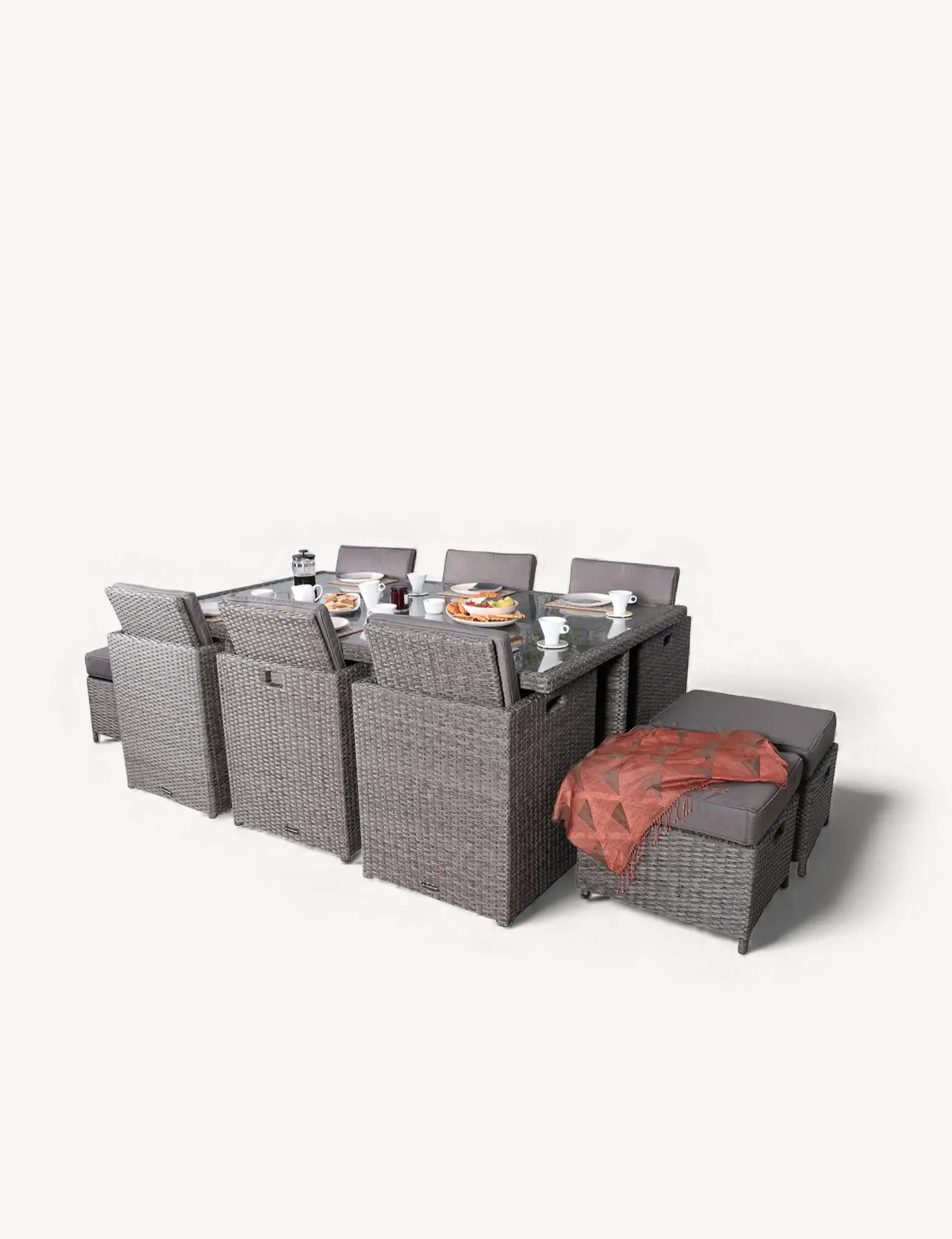 Image of Paris 10 Seater Cube Dining Set