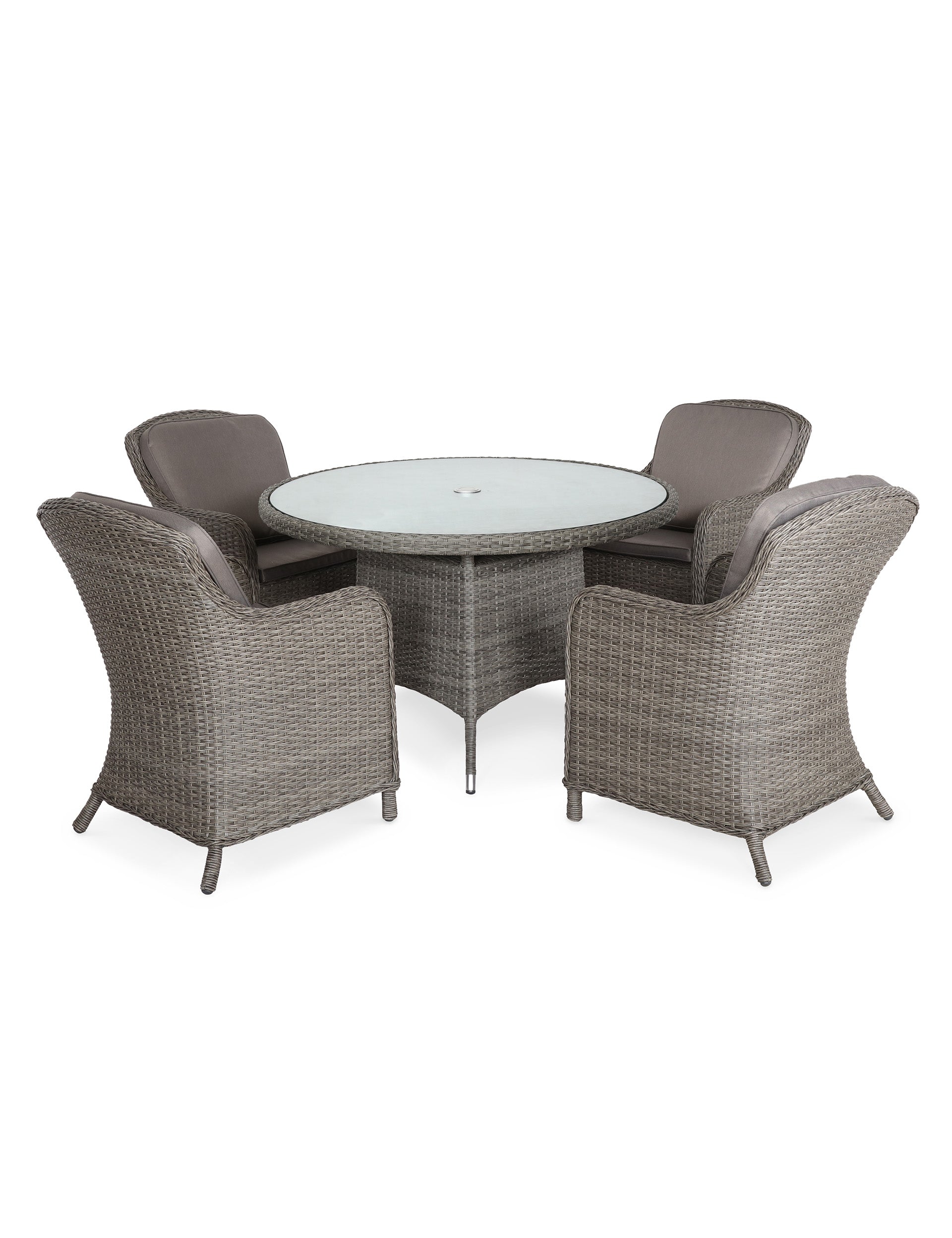 Image of Paris 4 Seater Imperial Round Dining Set
