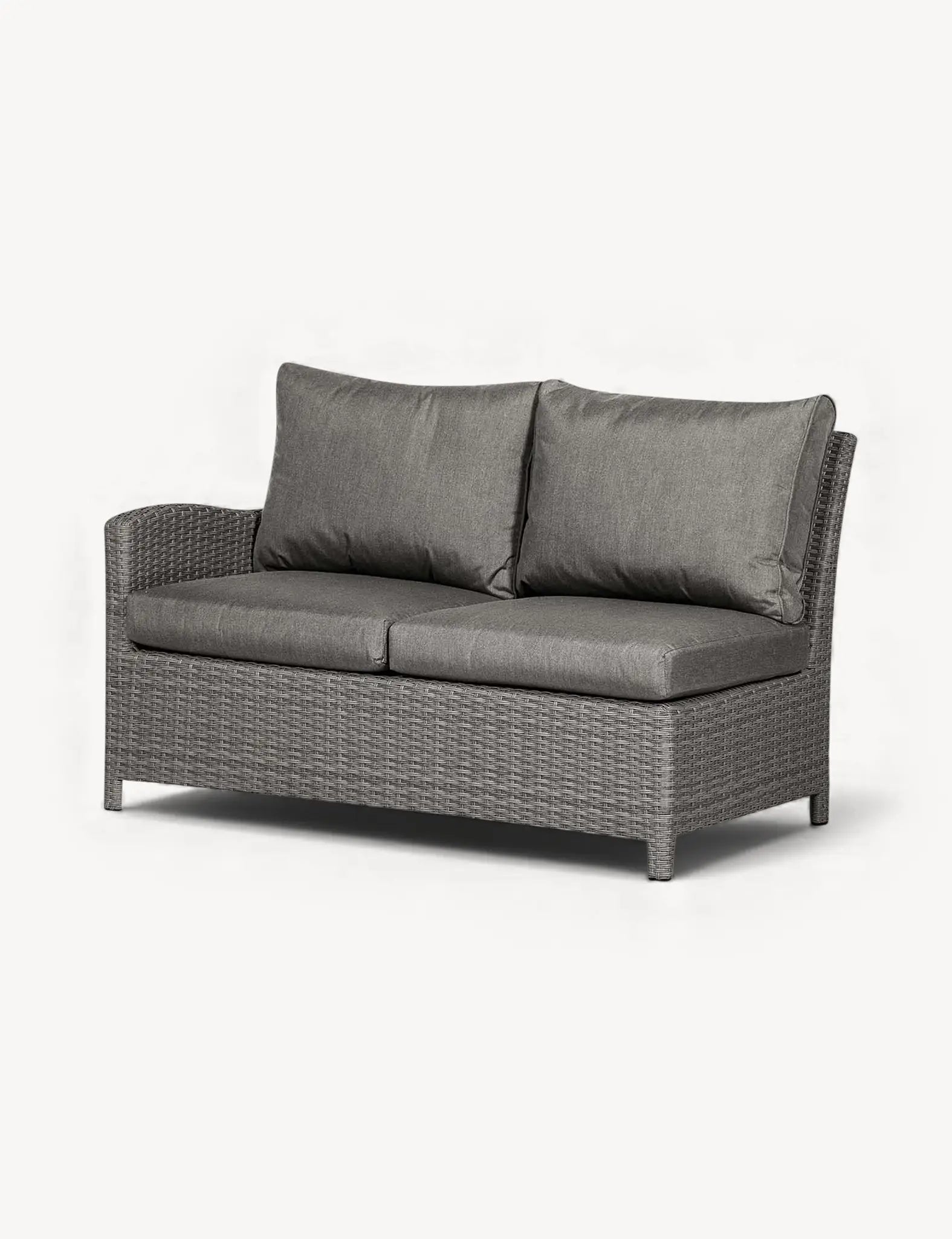 Image of Paris 8 Seater Deluxe Modular Corner Dining & Lounging Set -with Square Fire Pit Table