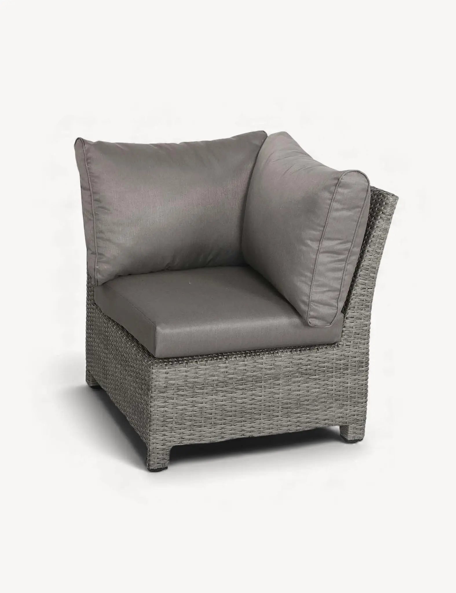 Paris 8 Seater Deluxe Modular Corner Dining & Lounging Set -with Square Fire Pit Table