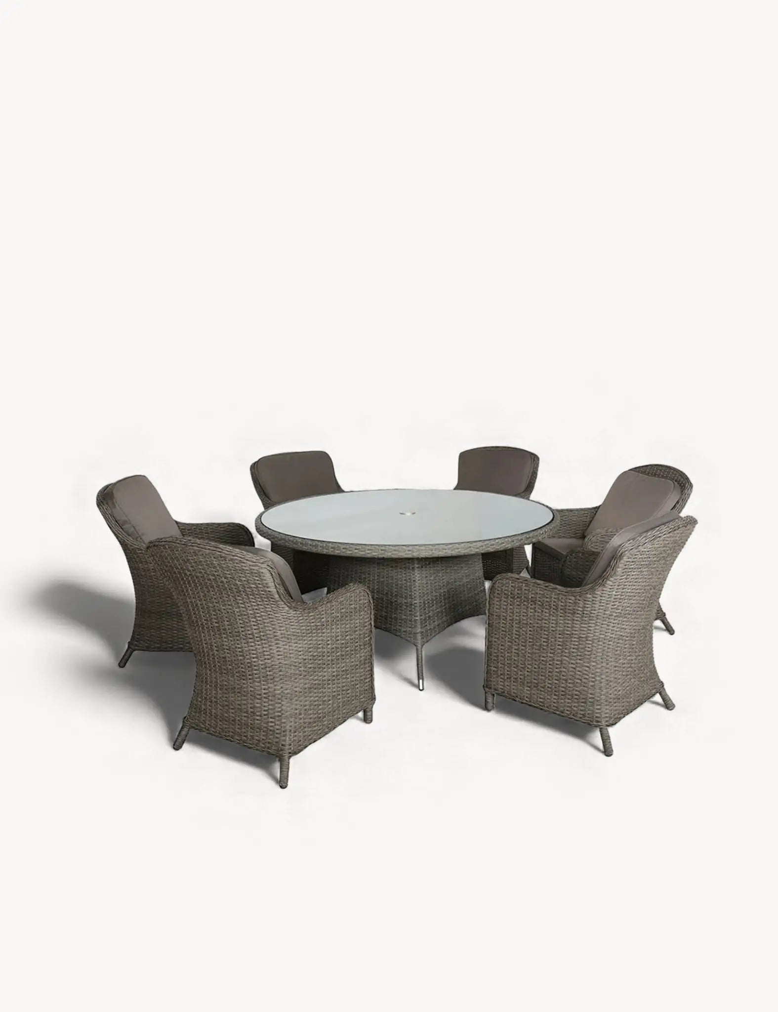 Image of Paris 6 Seater Round Imperial Dining Set