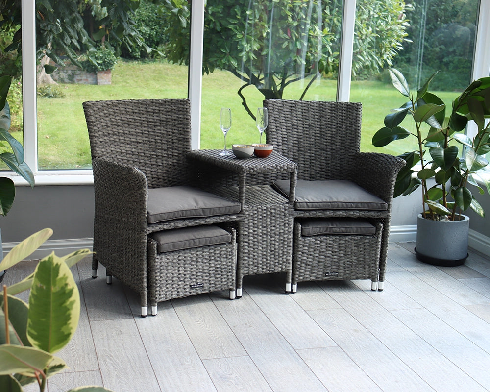 Paris 2 Seater Fixed Companion Set