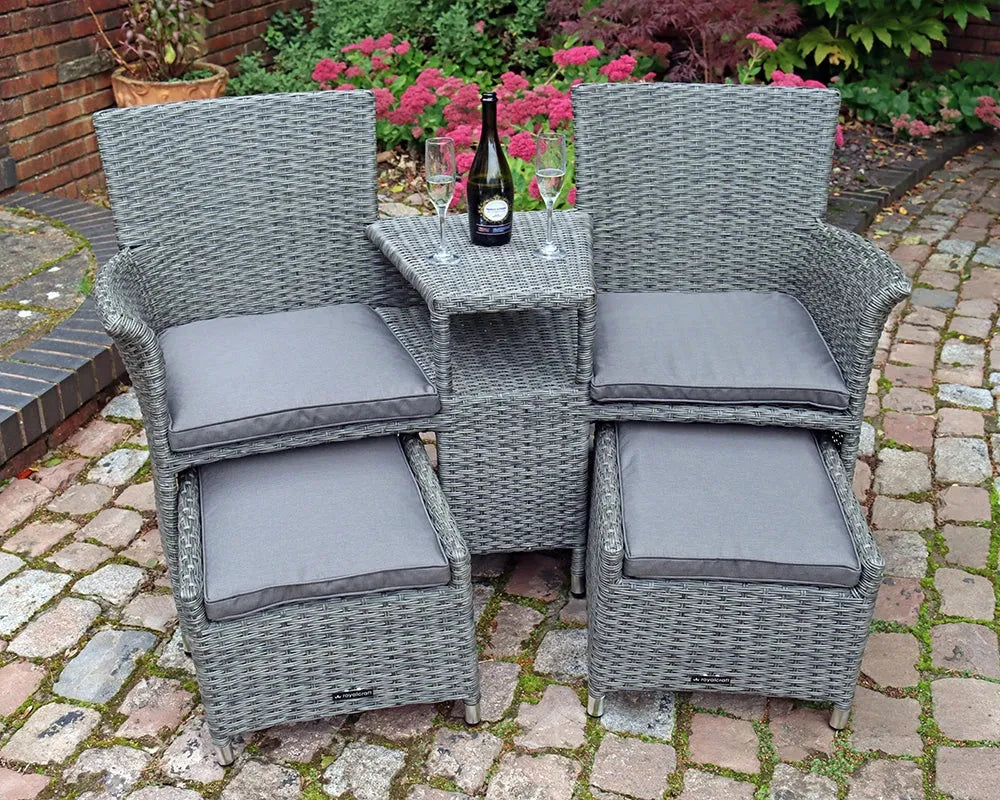 Paris 2 Seater Fixed Companion Set