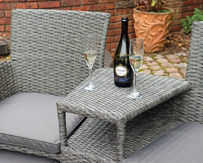 Paris 2 Seater Fixed Companion Set