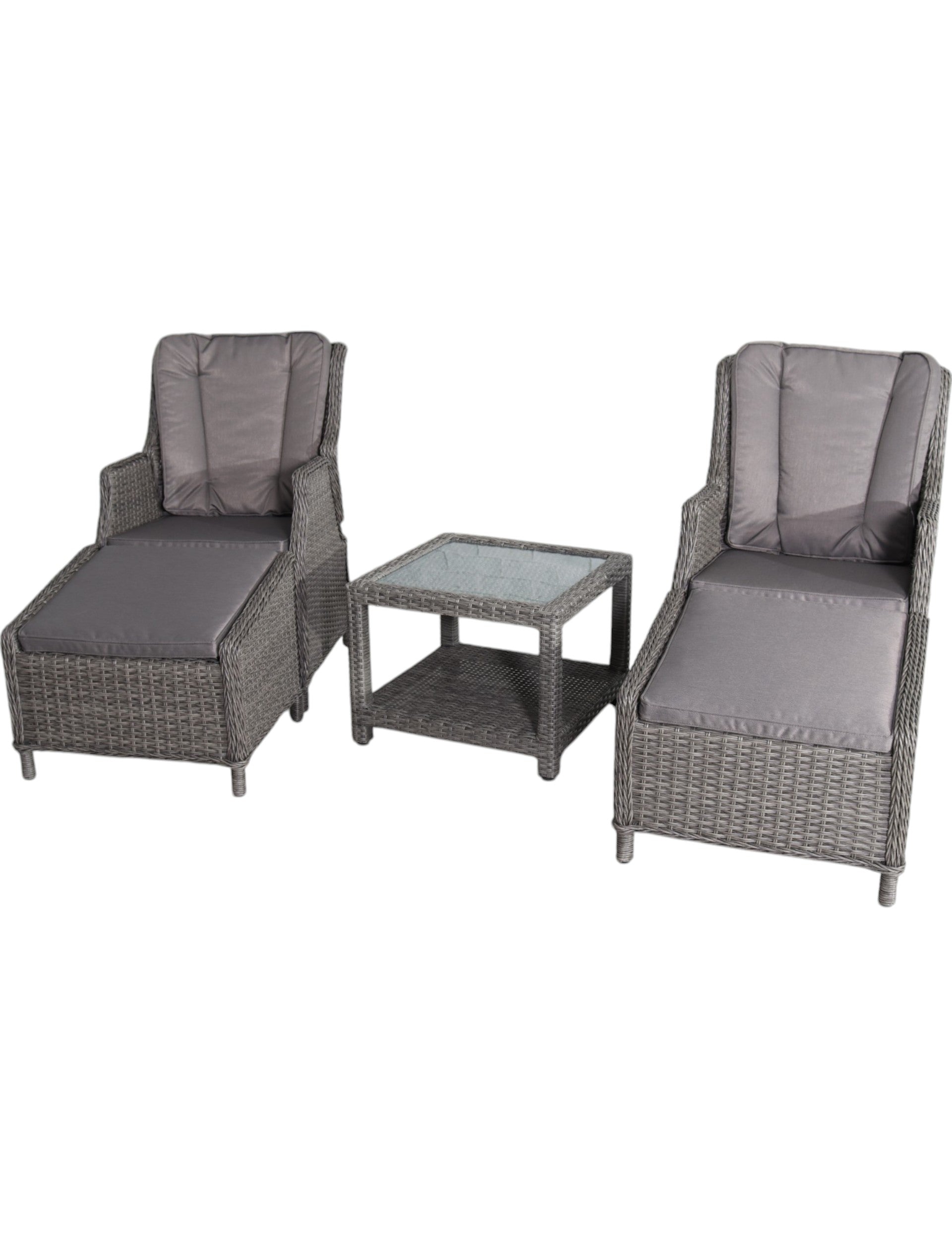 Paris 2 Seater High Back Recliner Comfort Set