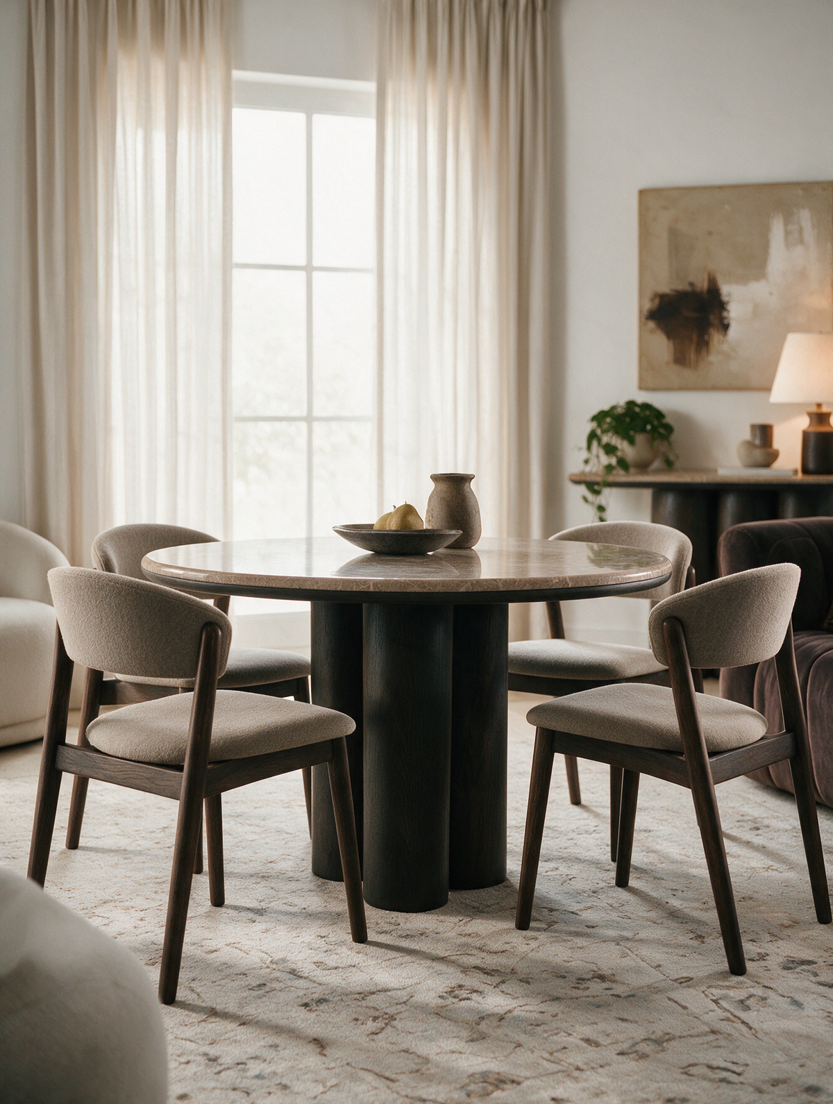 RIVA 4 Seater Dining Table