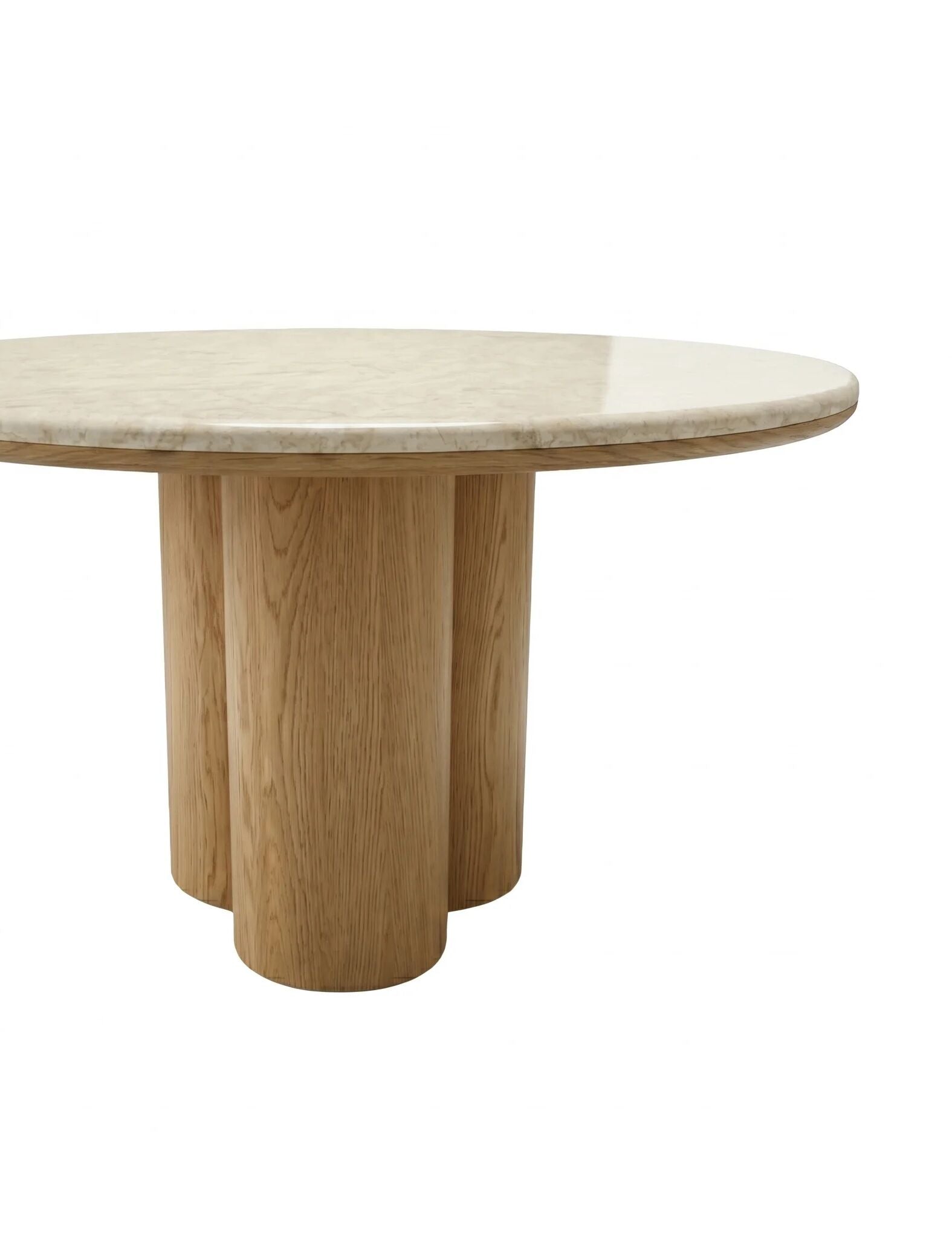 Image of RIVA 4 Seater Mid Oak Dining Table